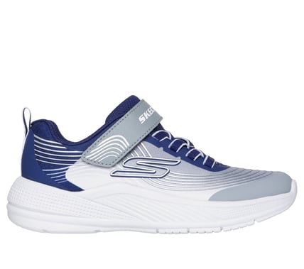 SKECHERS CHILDREN MICROSPEC ADVANCE-NAVY LIGHT GREY