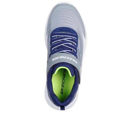 SKECHERS MICROSPEC ADVANCE SLIP-ON ATHLETIC SHOES - BLACK/WHITE