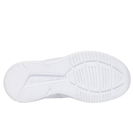 SKECHERS MICROSPEC ADVANCE SLIP-ON ATHLETIC SHOES - BLACK/WHITE