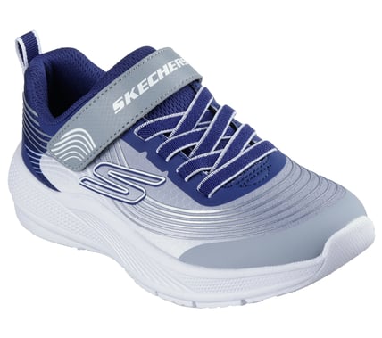 SKECHERS MICROSPEC ADVANCE SLIP-ON ATHLETIC SHOES - BLACK/WHITE