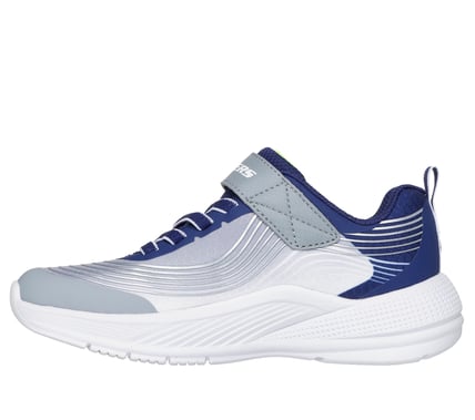 SKECHERS MICROSPEC ADVANCE SLIP-ON ATHLETIC SHOES - BLACK/WHITE