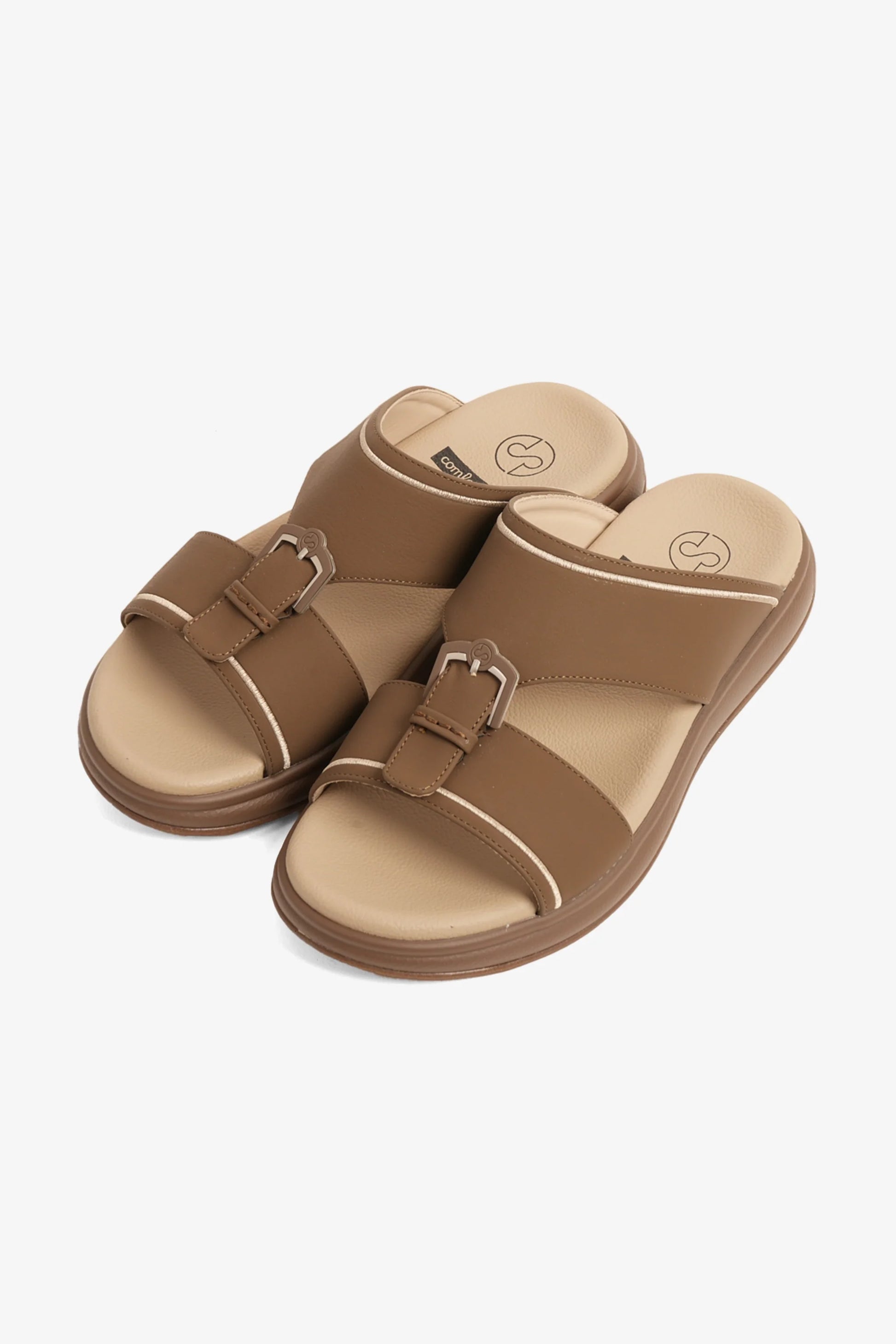 Comfort Plus Men's Adapt Arabic Sandals Brown MSDGBCPTD101