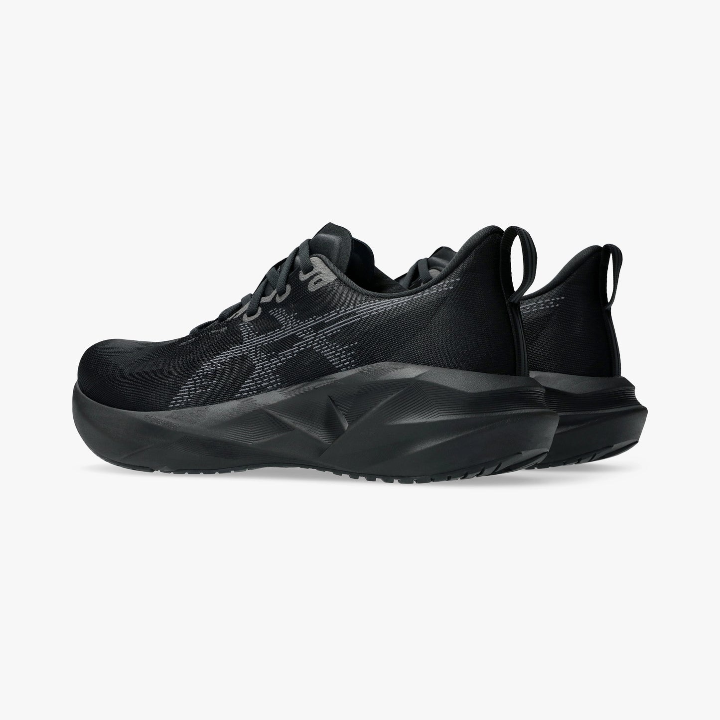 ASICS MEN SHOES NOVABLAST 5 BLACK/CARRIER GREY