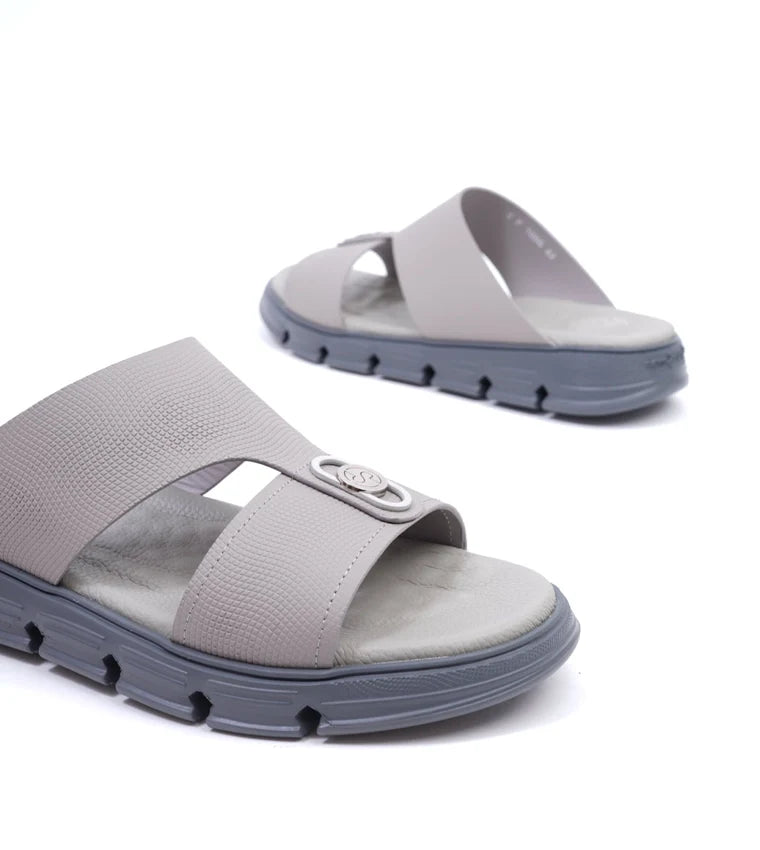 COMFORT PLUS MENS SANDALS  -  CP1006 LIGHT GREY - Seventy7