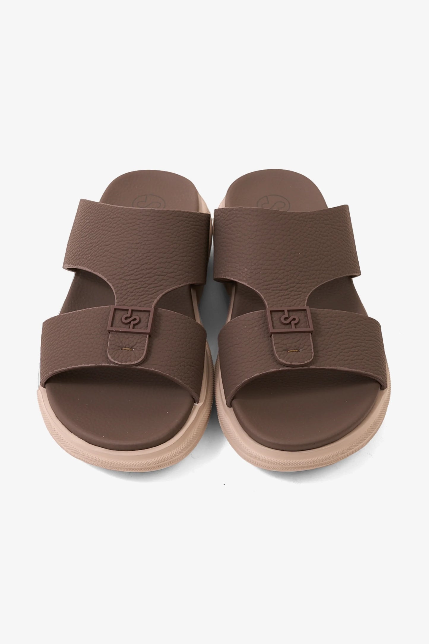 Comfort Plus Men's Signature Step Arabic Sandals Coffee MSDGBCPDN106