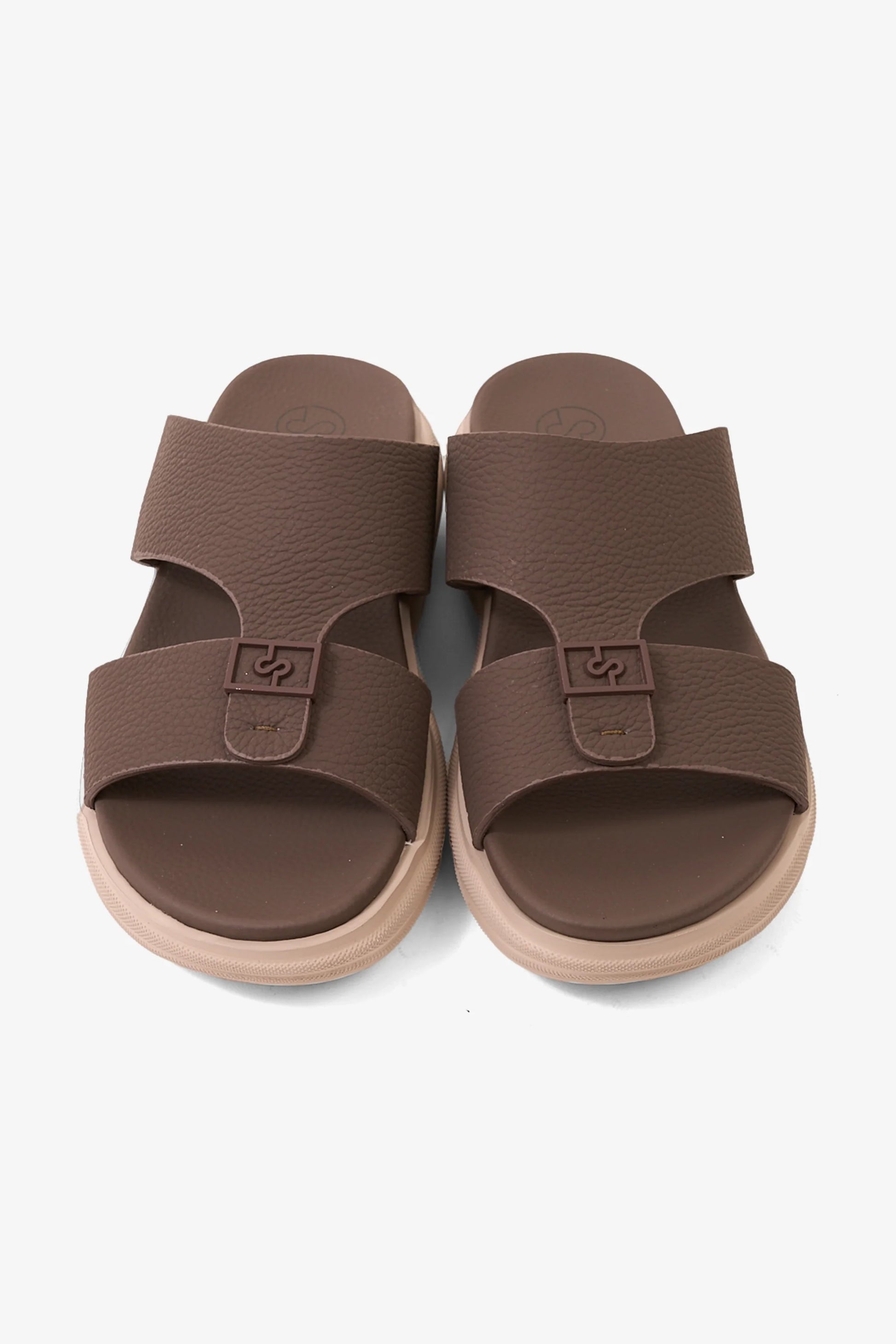 Comfort Plus Men's Signature Step Arabic Sandals Coffee MSDGBCPDN106