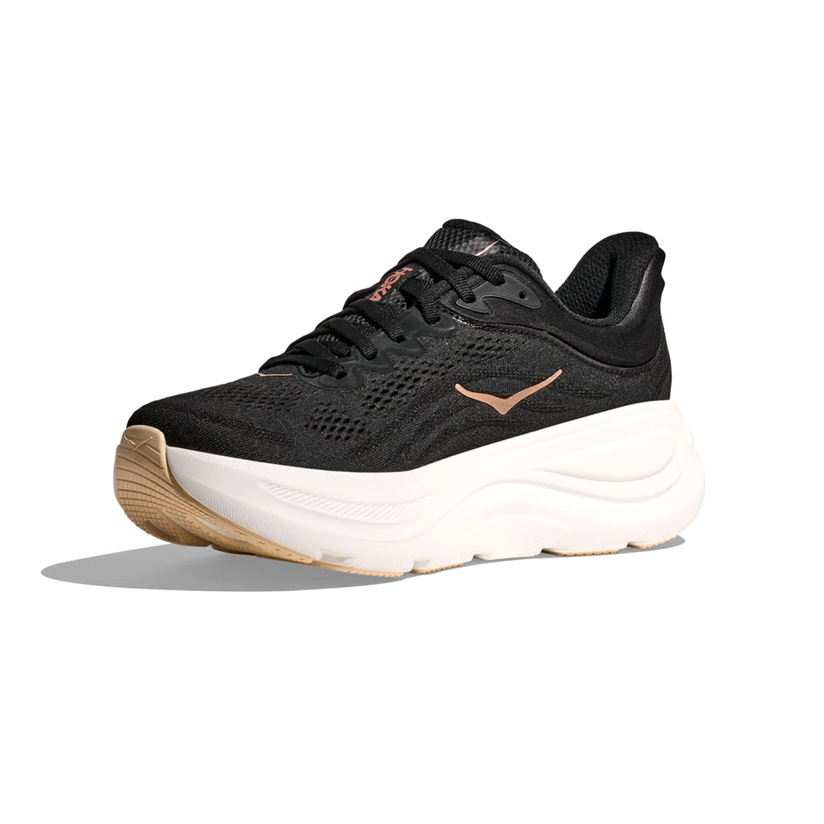 HOKA WOMENS BONDI 9 ROAD RUNNING BLACK / ROSE GOLD-thumbmail-5