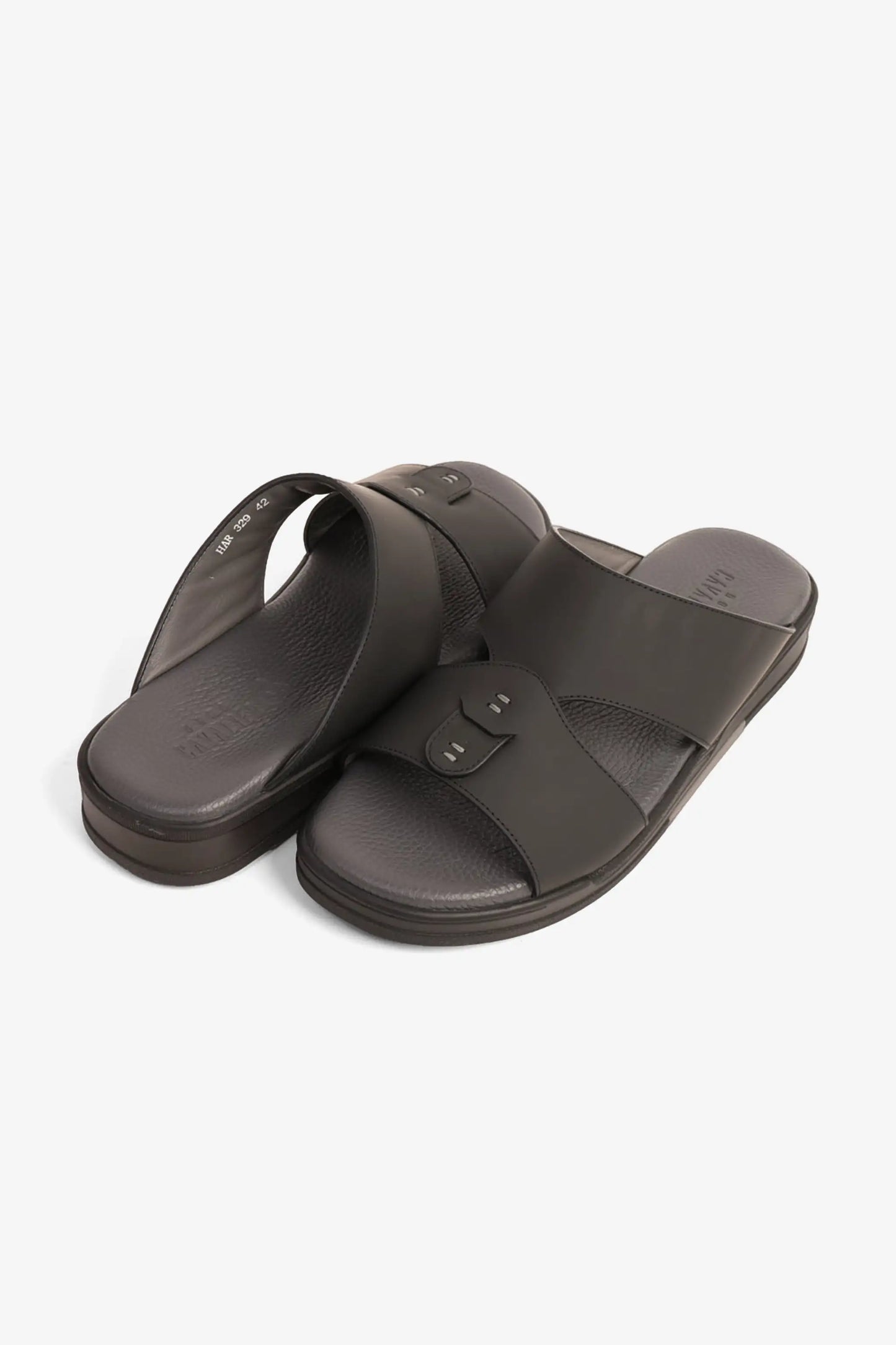 Cavalier Uomo Men's Arabic Sandals Black HAR 329