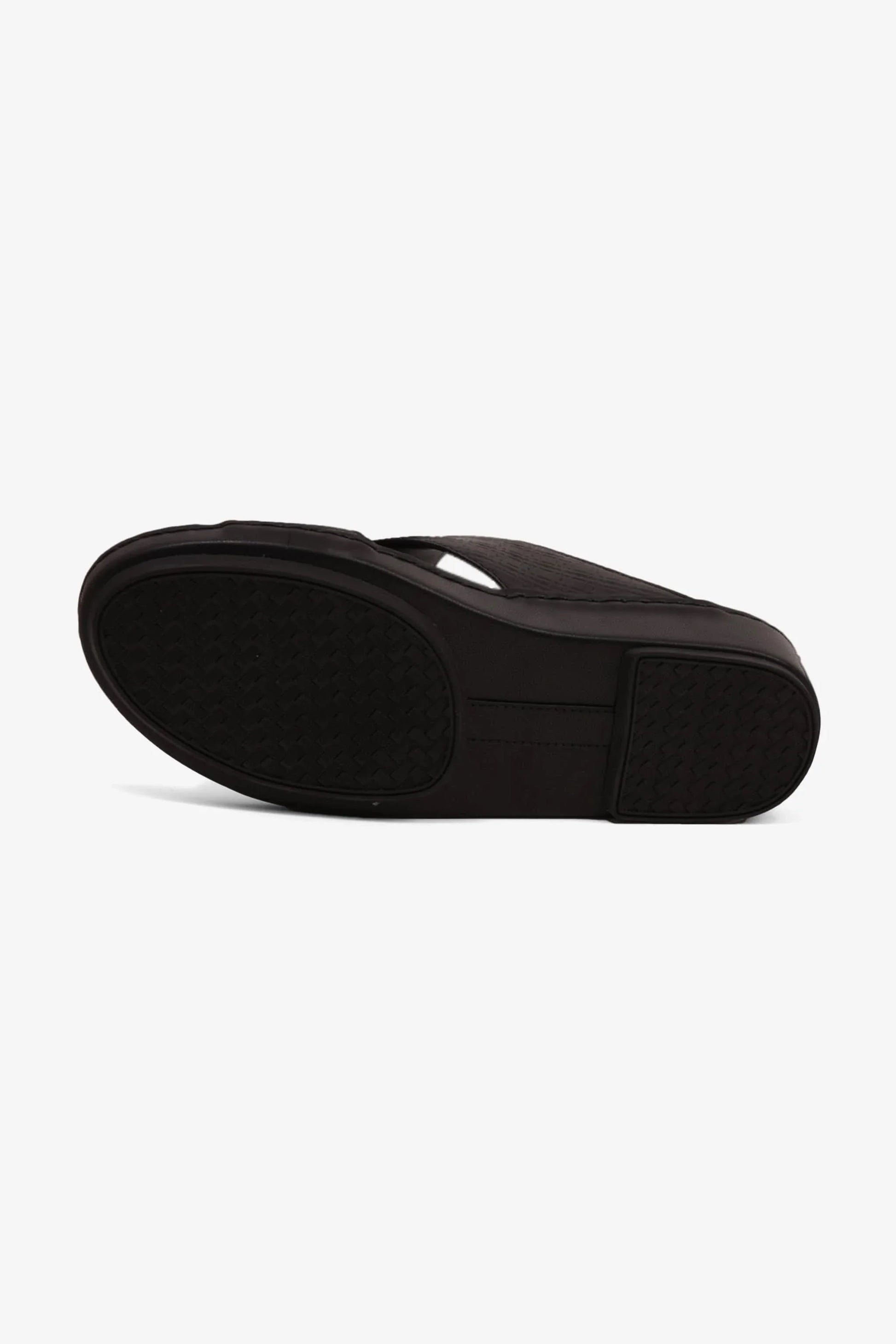 Comfort Plus Men's Cushioned Slip-On Sandals Black MSDCP7013
