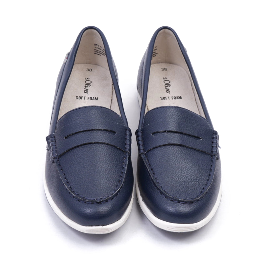 S. Oliver Soft Foam Classic Women's Loafer Navy