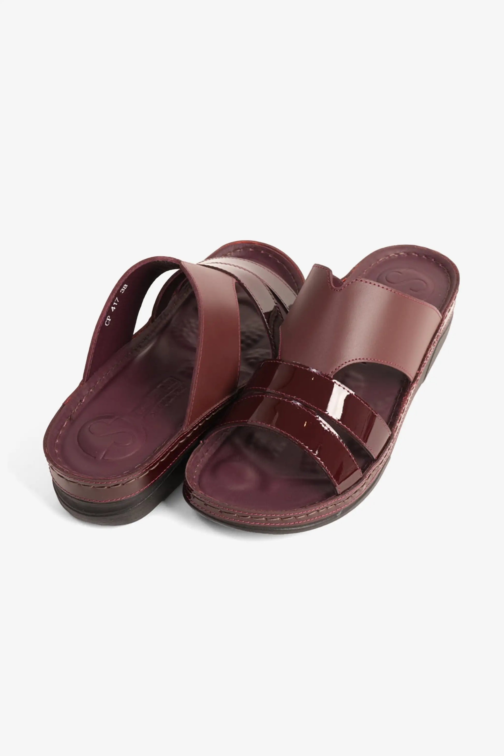 Comfort Plus Women's Mid Heel Sandals Cherry CP417