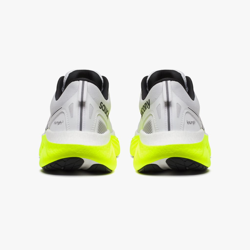 SAUCONY TRIUMPH 22 WHITE/CITRON