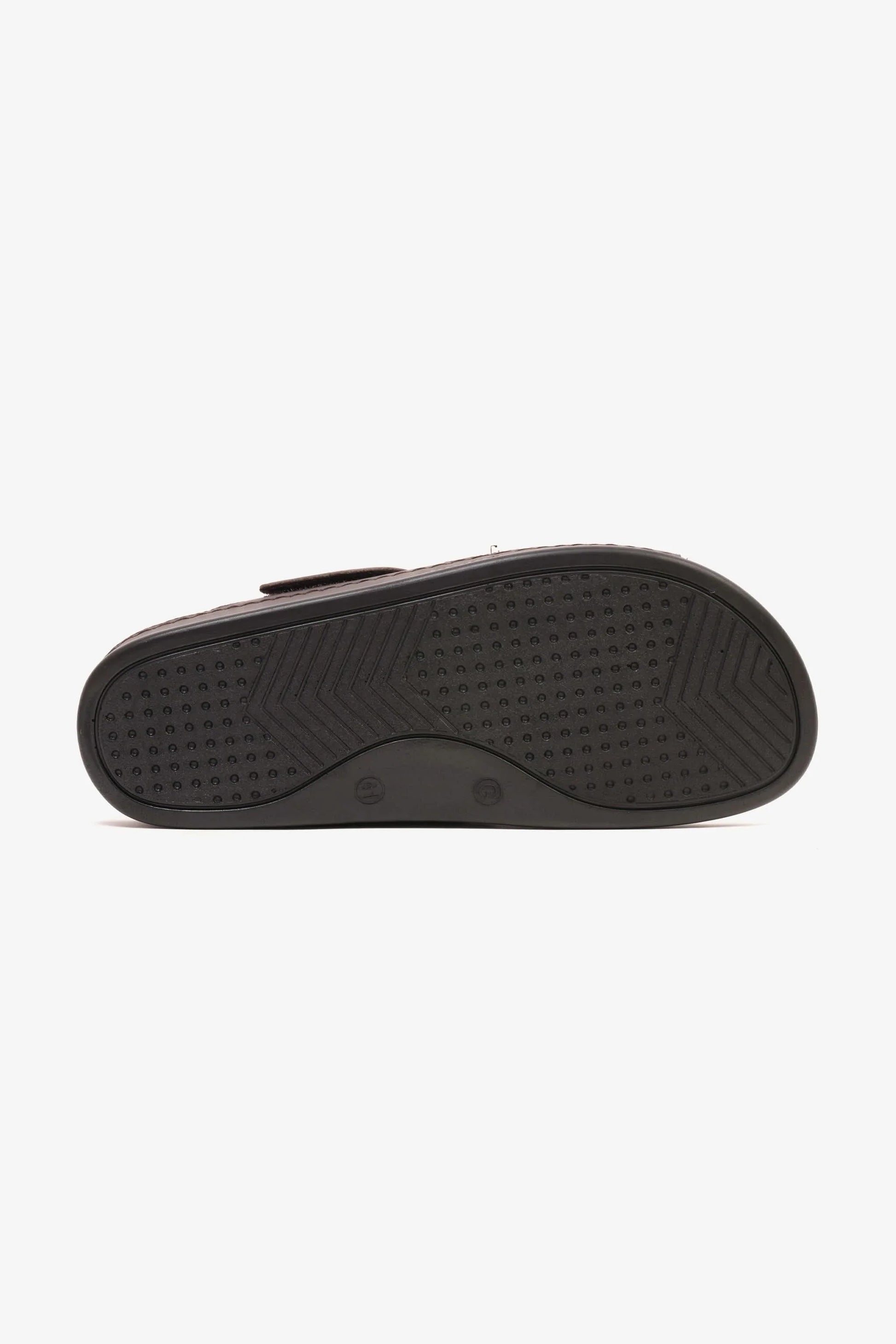 Comfort Plus Men's Textured Slip-On Arabic Sandals Brown MSDCP4005