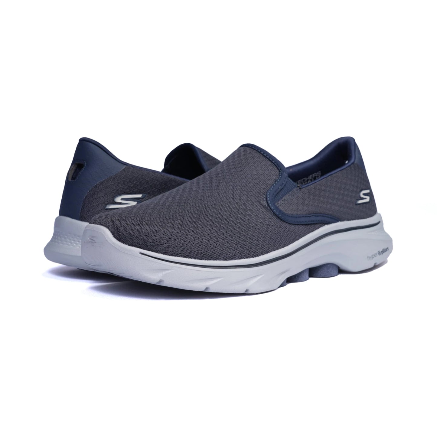 Skechers Go Walk 7 Men Memory Foam Walking Shoes Navy