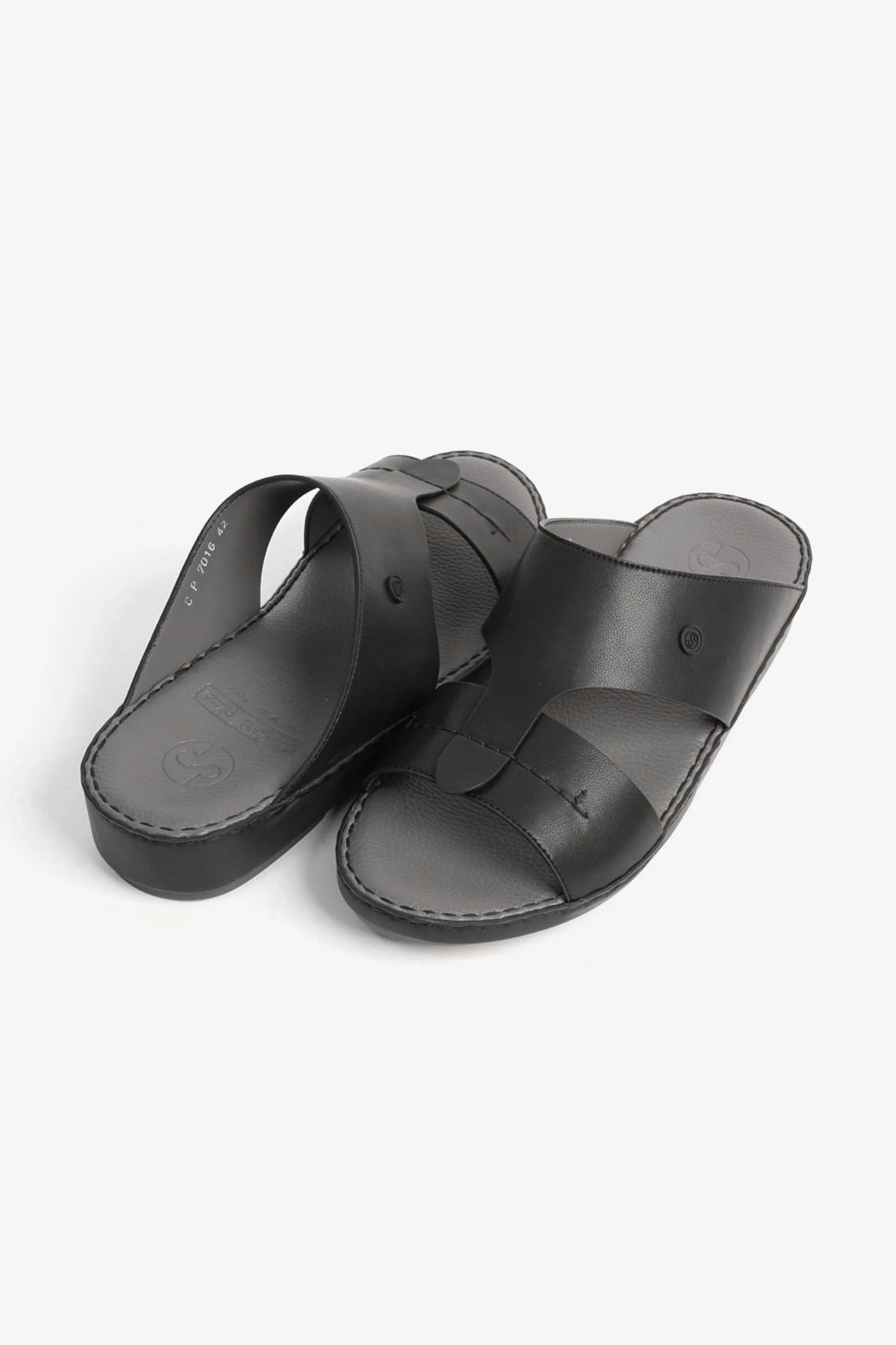 Comfort Plus Men's Classic Arabic Sandals Black MSDCP7016