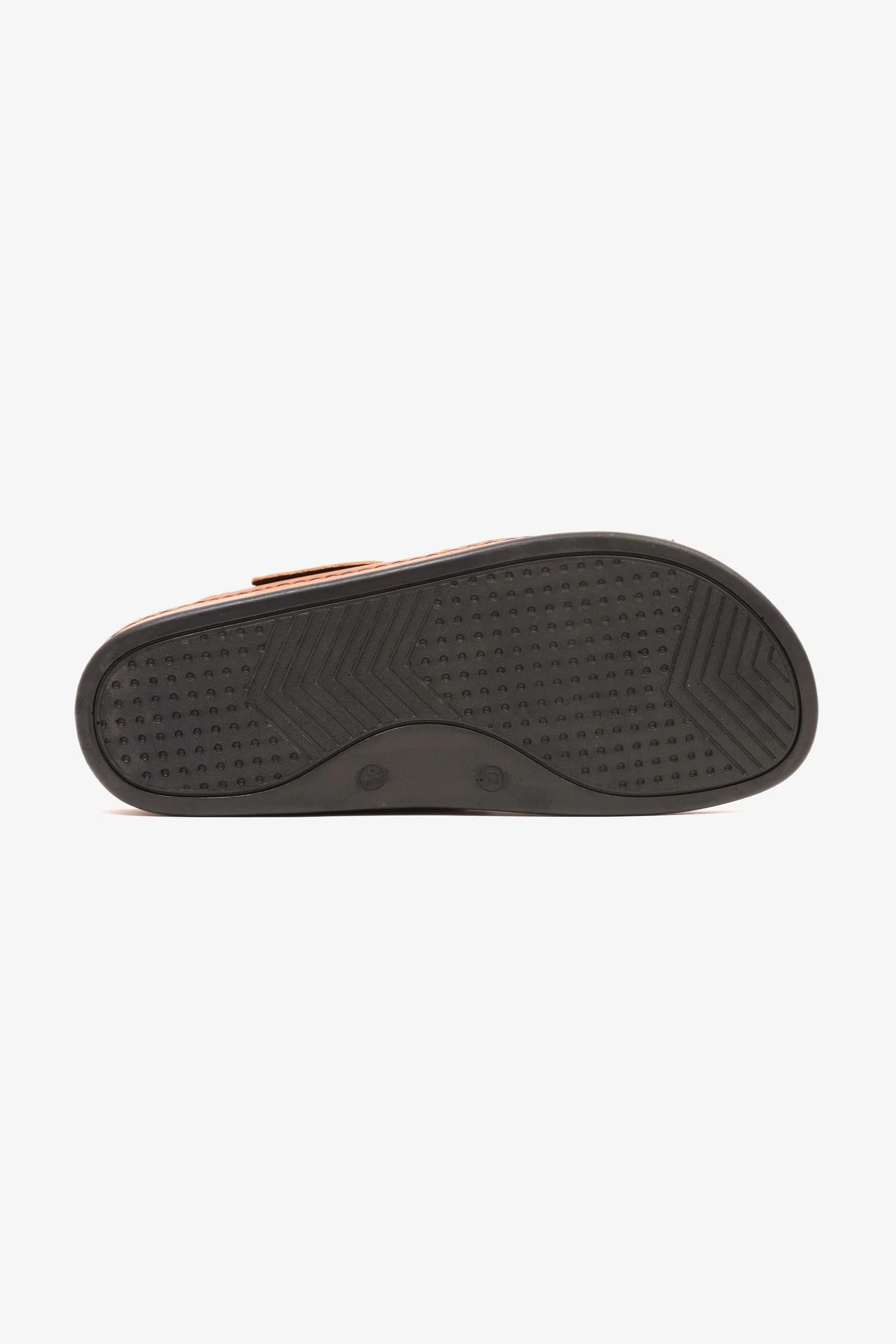 Comfort Plus Men's Al Waha Textured Arabic Sandals Tan MSDCP4005