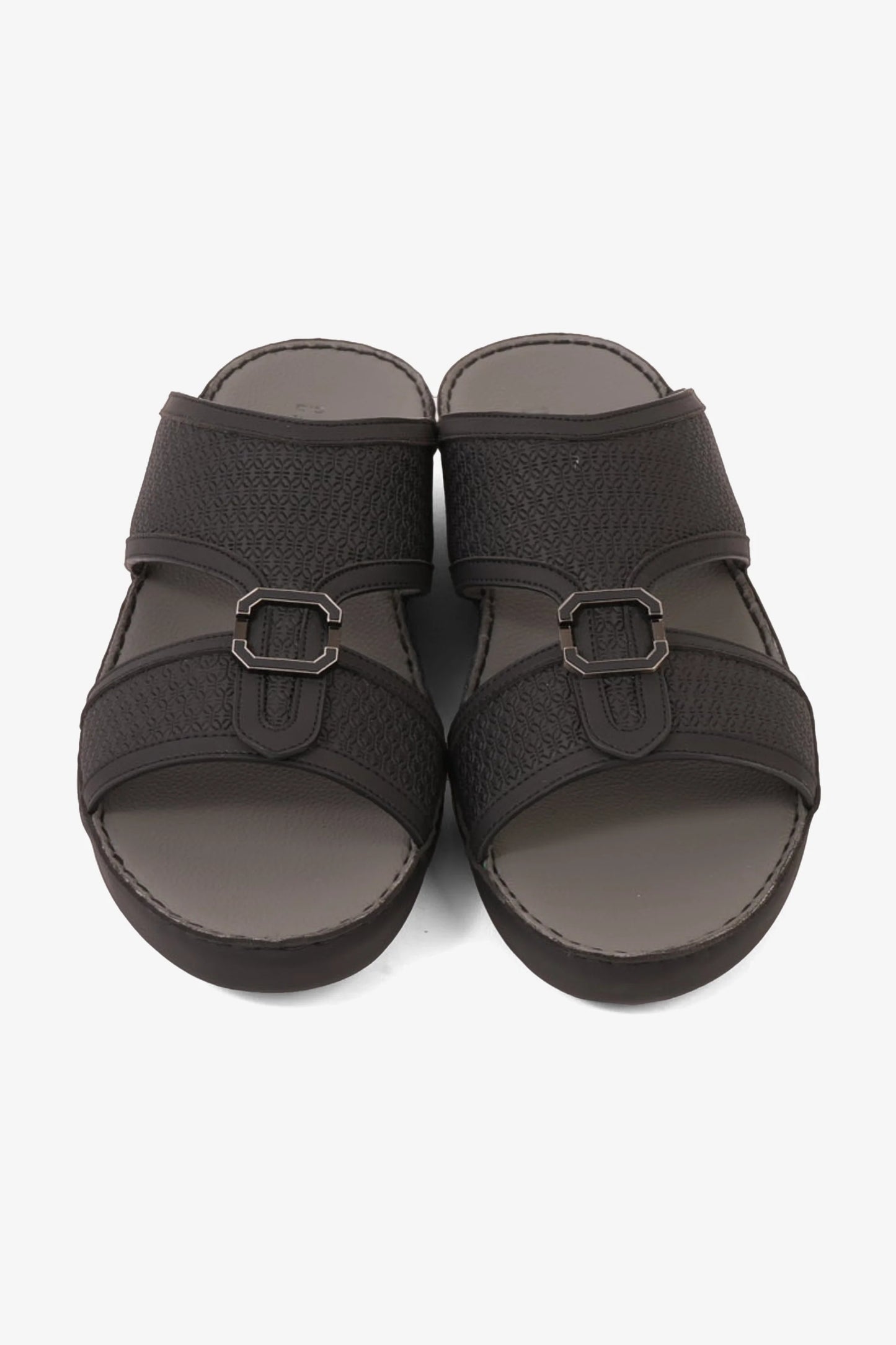 Cavalier Uomo Men's Premium Arabic Sandals Black MSDCV1119