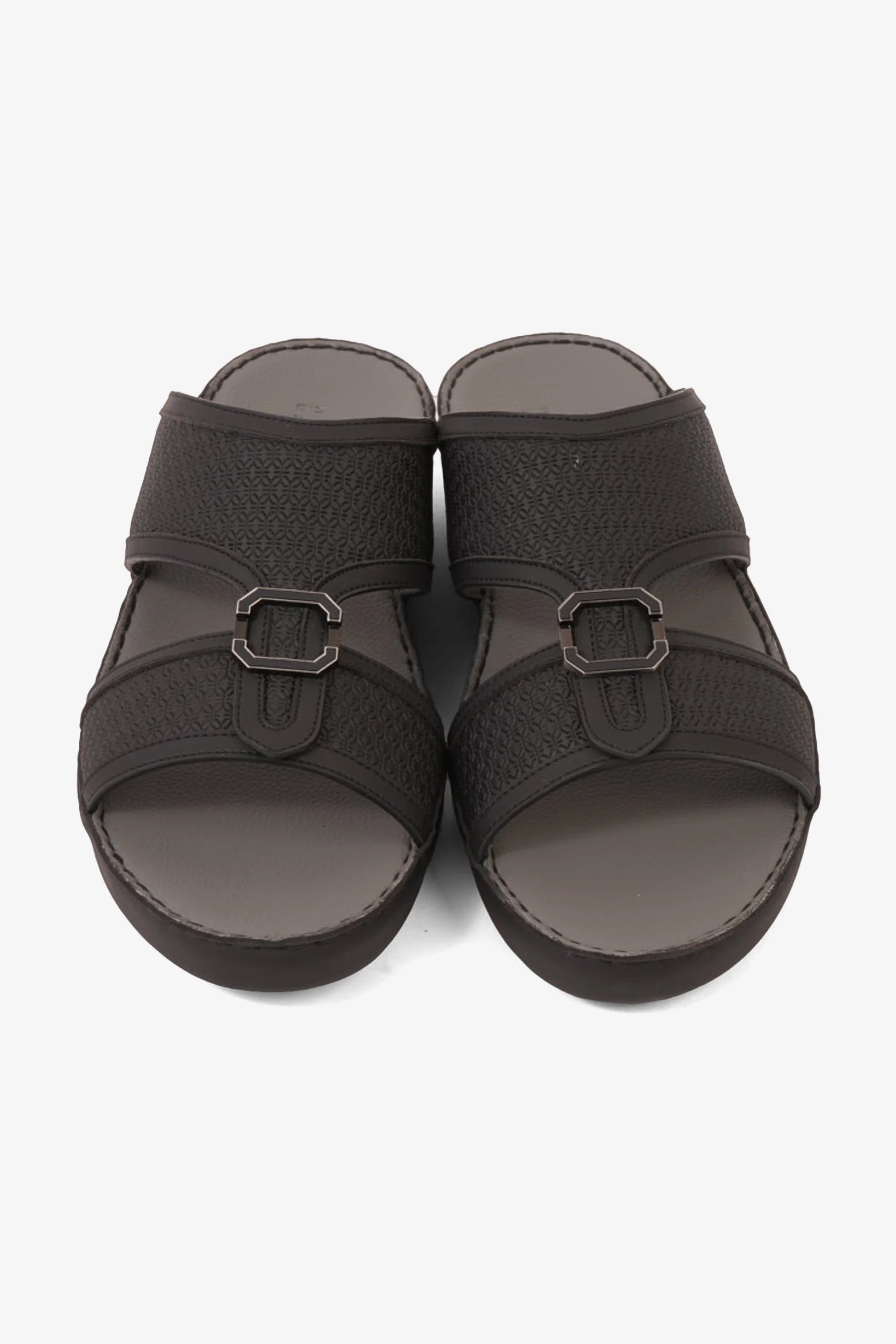 Cavalier Uomo Men's Premium Arabic Sandals Black MSDCV1119