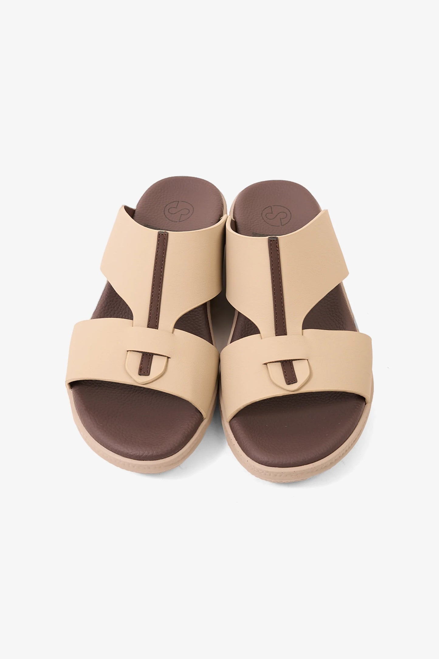 Comfort Plus Men's Glide Luxe Arabic Sandals Beige MSDGBCPRS103