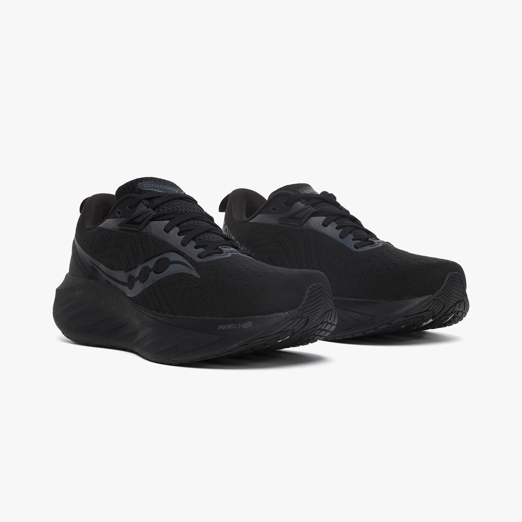 SAUCONY TRIUMPH 22 TRIPLE BLACK