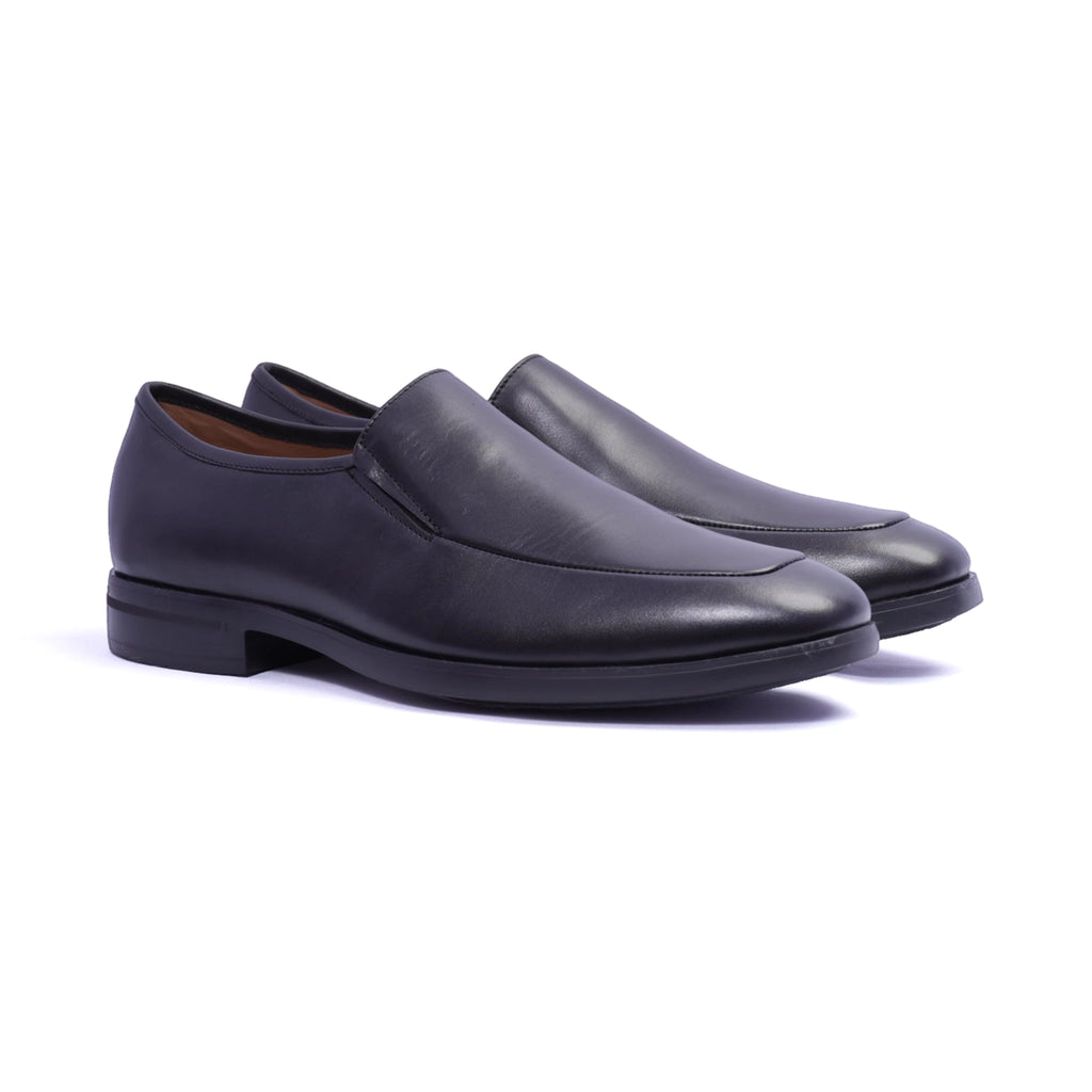 Comfort Plus Classic Leather Loafers For Men's Black