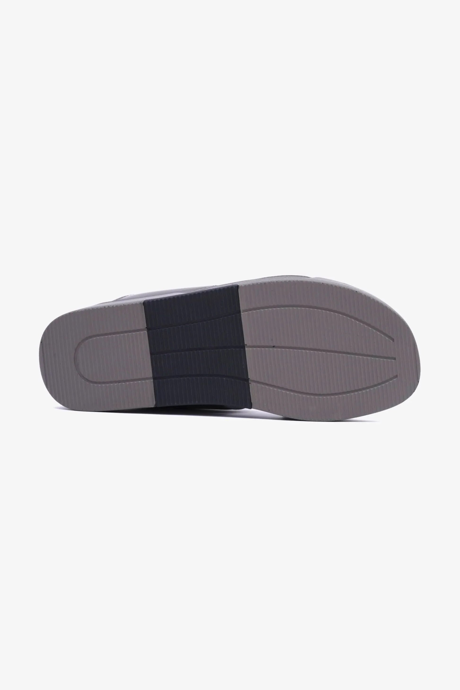 Cavalier Uomo Men's Cut-Out Leather Sandals Grey MSDCVHAR313