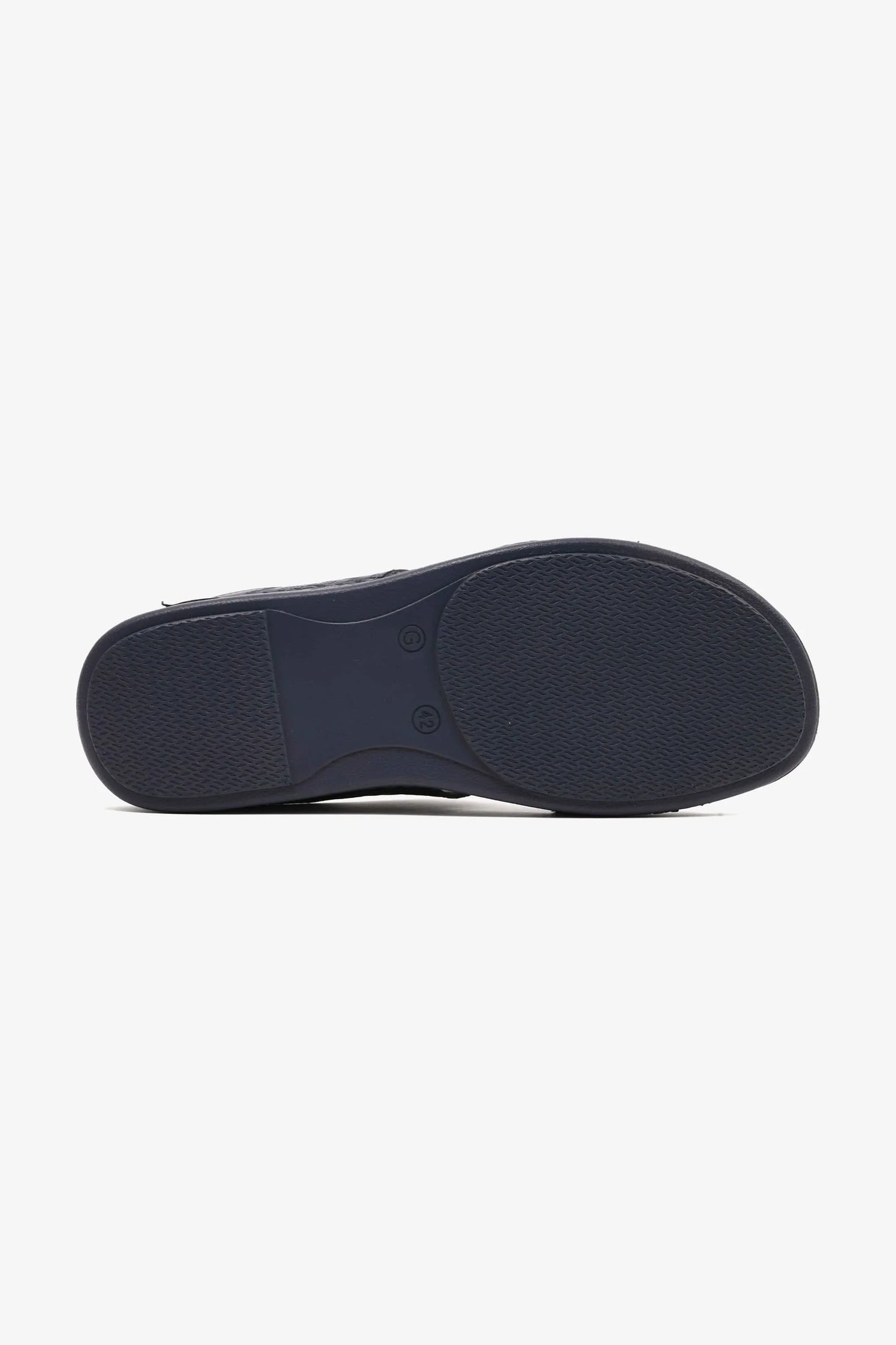 Comfort Plus Men's Ultra Comfort Buckle-Strap Sandals Navy - Seventy7