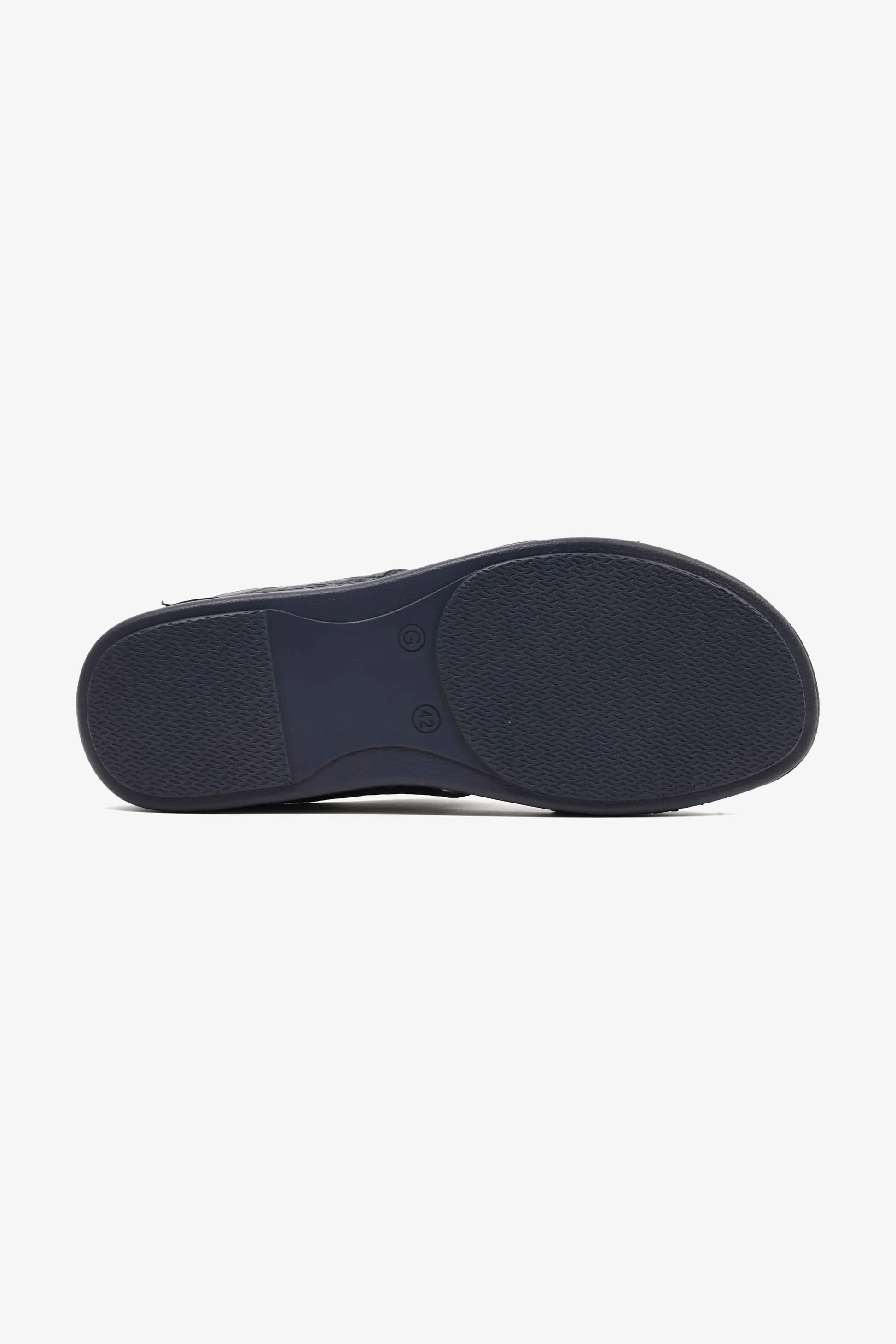 Comfort Plus Men's Ultra Comfort Buckle-Strap Sandals Navy - Seventy7