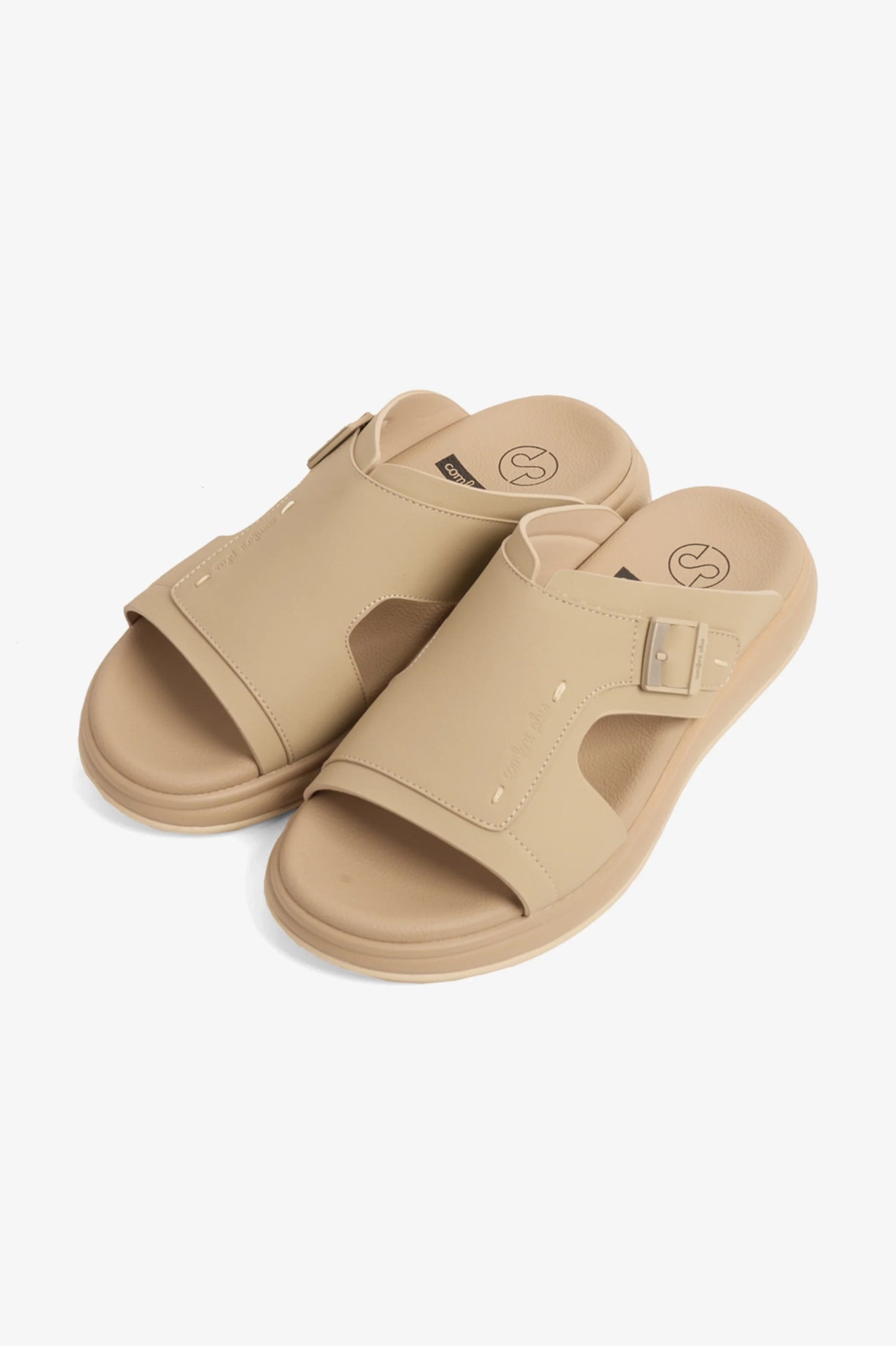 Comfort Plus Men's Ultra Elevate Sandals Beige MSDGBCPTD102