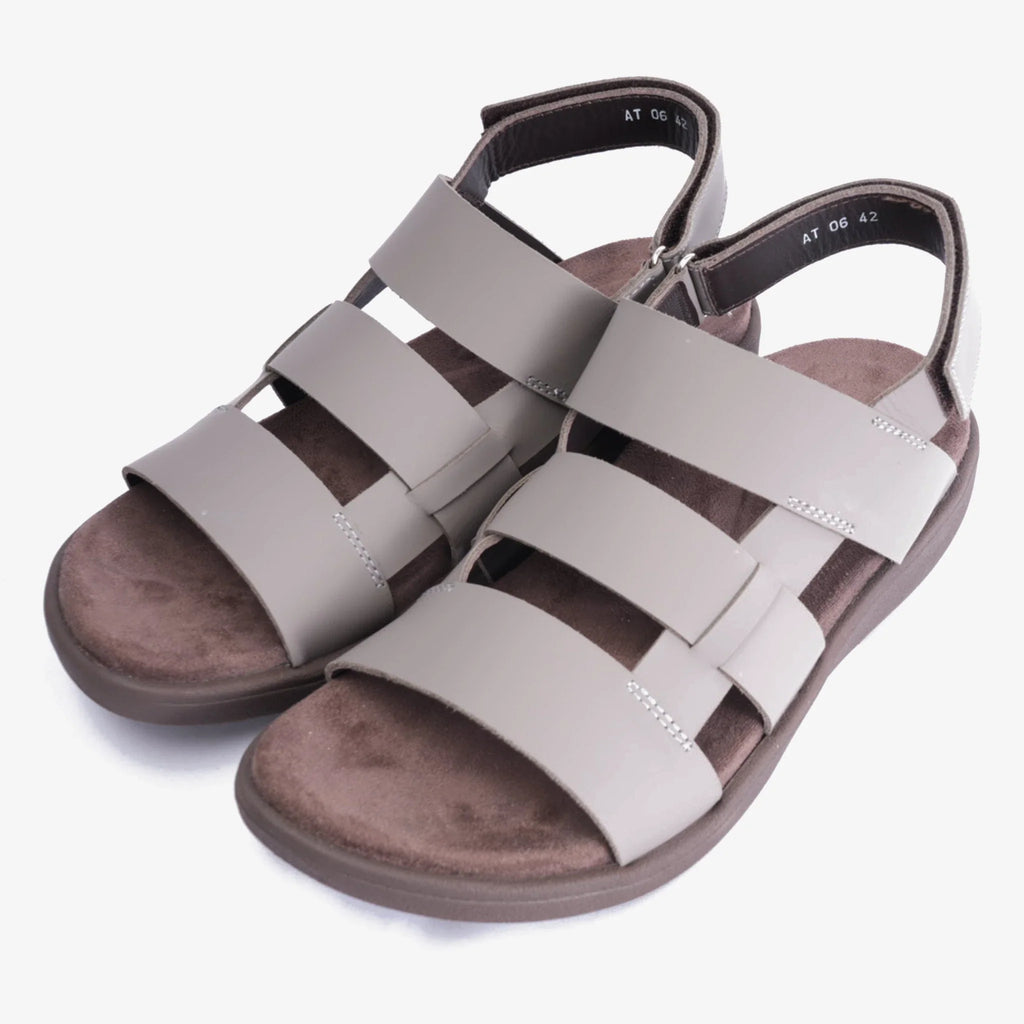 Aetrex White Gladiator Sandals Earth