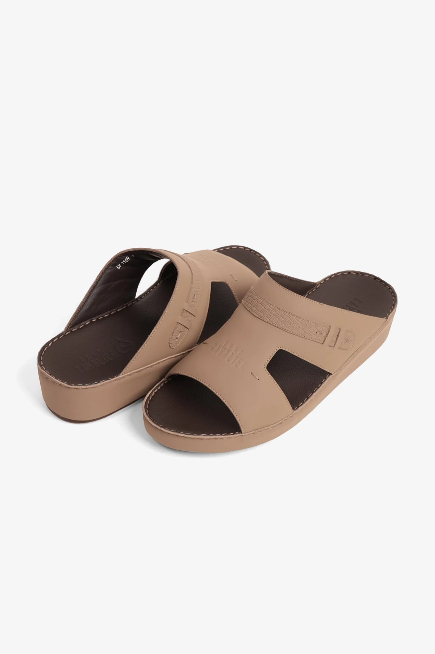 Cavalier Uomo Men's Arabic Sandals Stone MSDCV1109