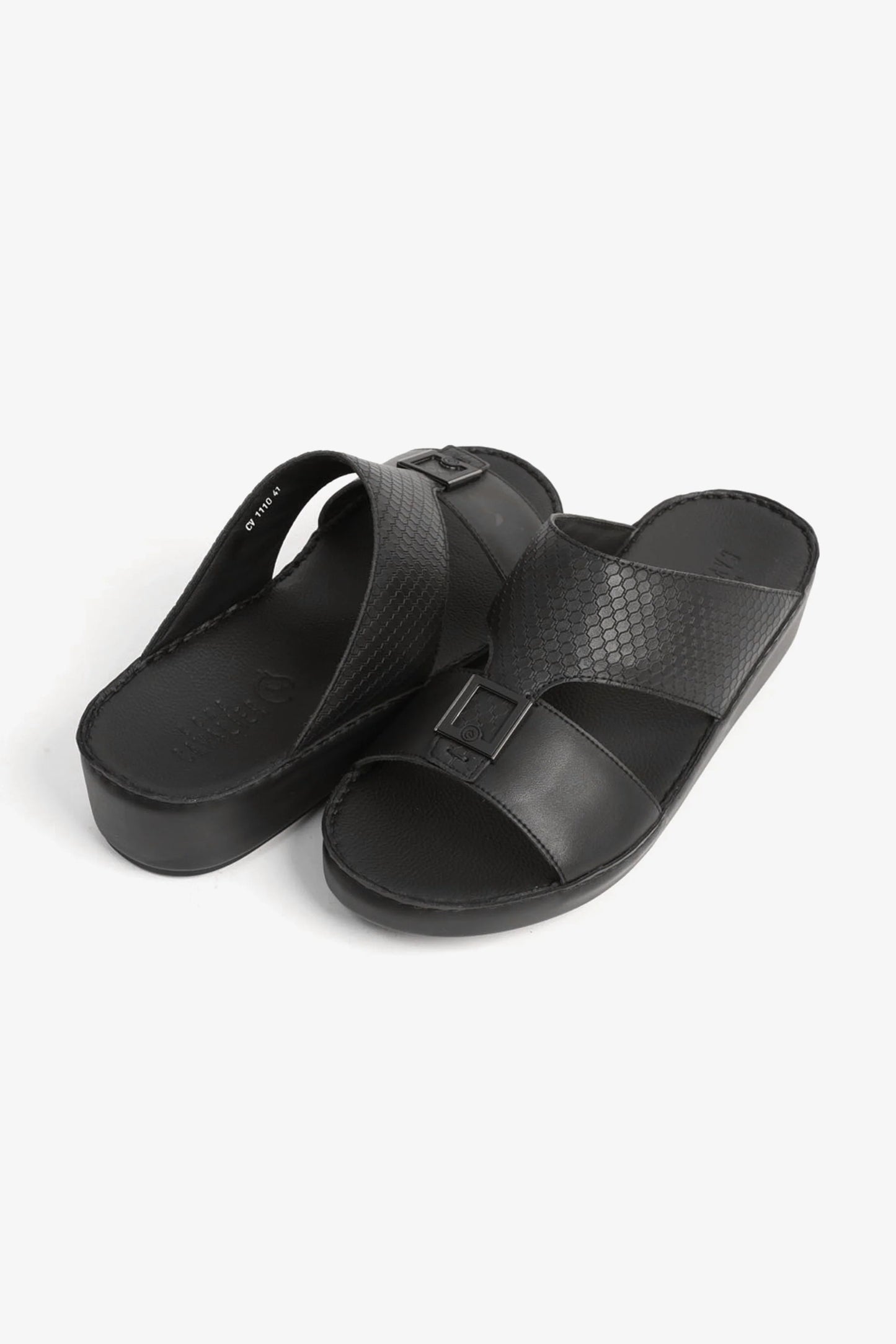Cavalier Uomo Men's Arabic Sandals Black CV1110