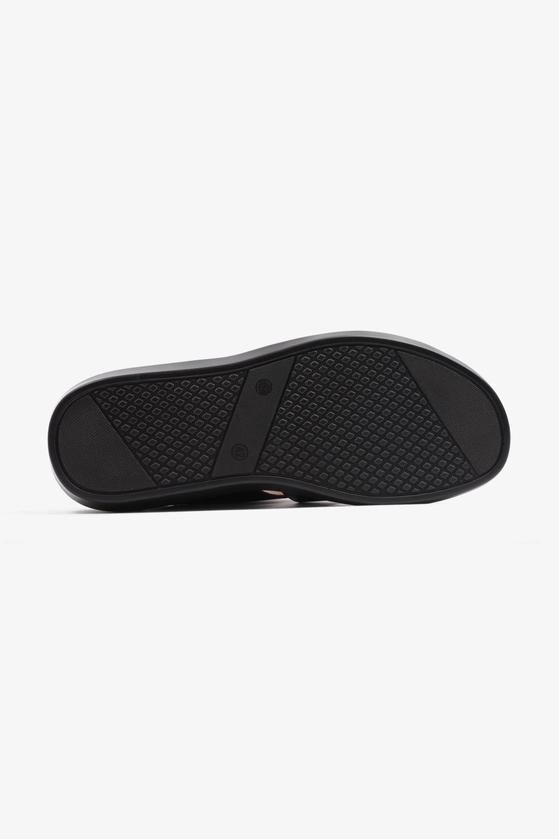 Comfort Plus Men's 2.2mm Arabic Sandals Black MSDCPKYB66