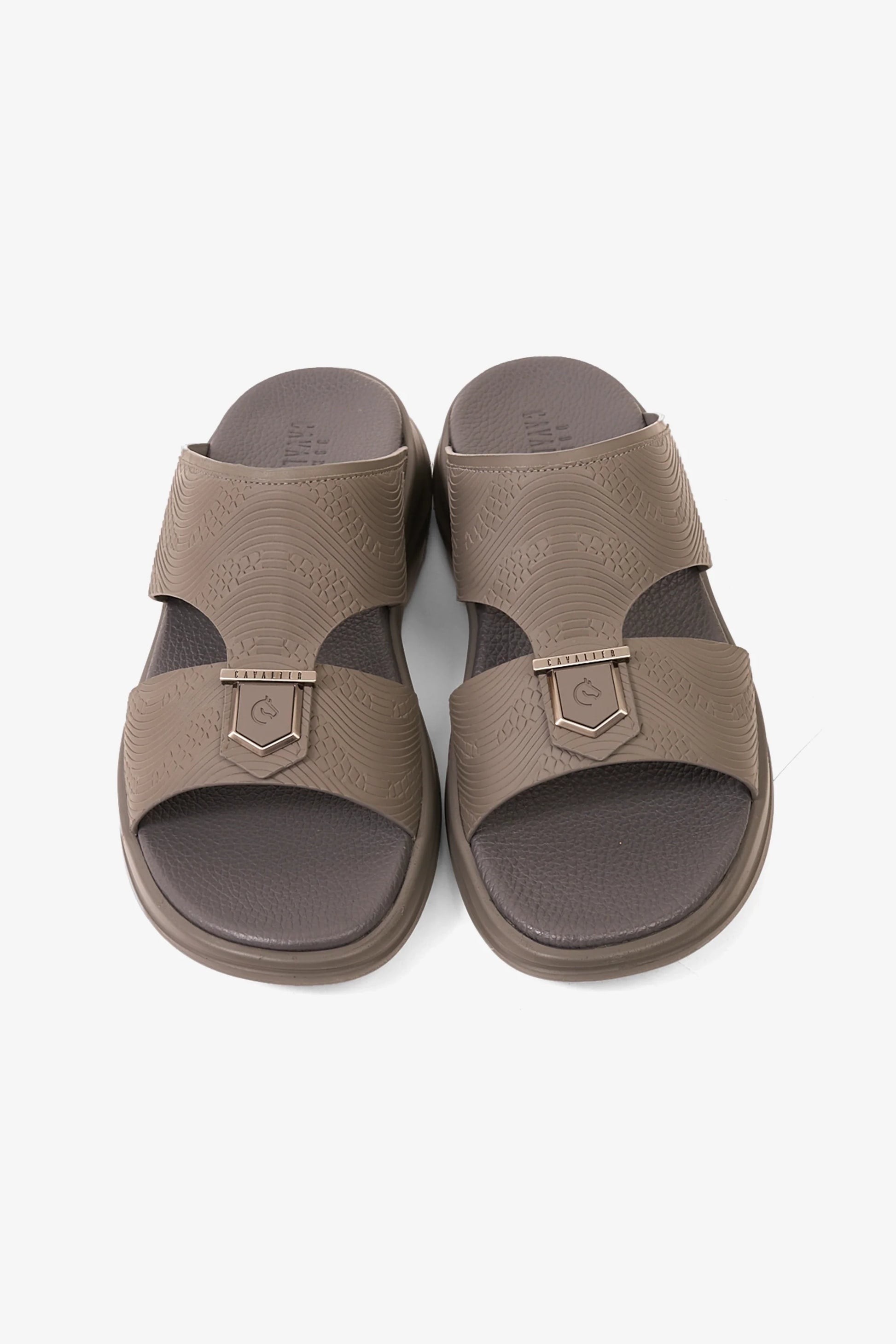 Cavalier Uomo Men's TheraBounce Luxe Arabic Sandals Grey MSDCVTB4001