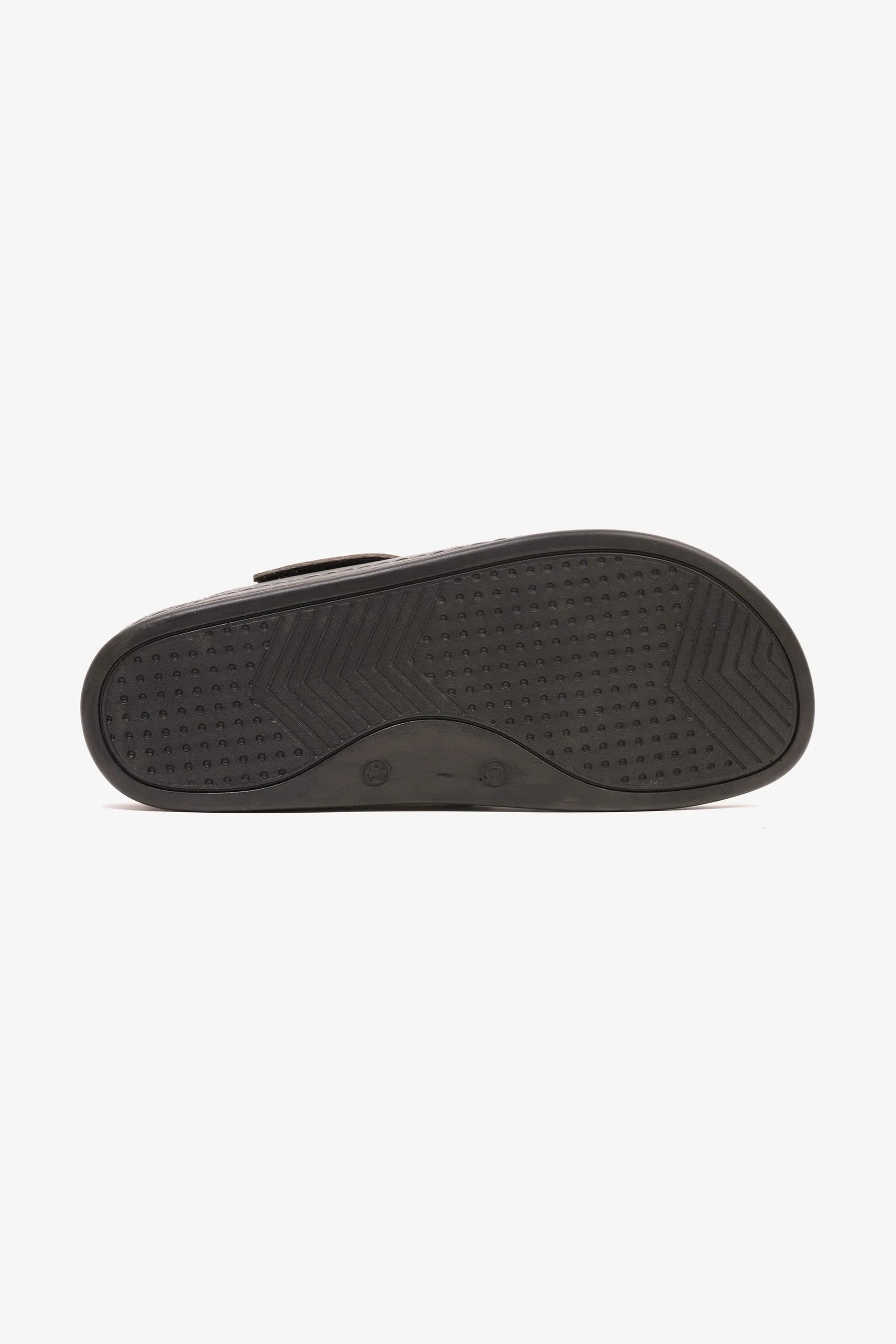 Comfort Plus Men's Al Waha Textured Slip-On Arabic Sandals Grey MSDCP4005
