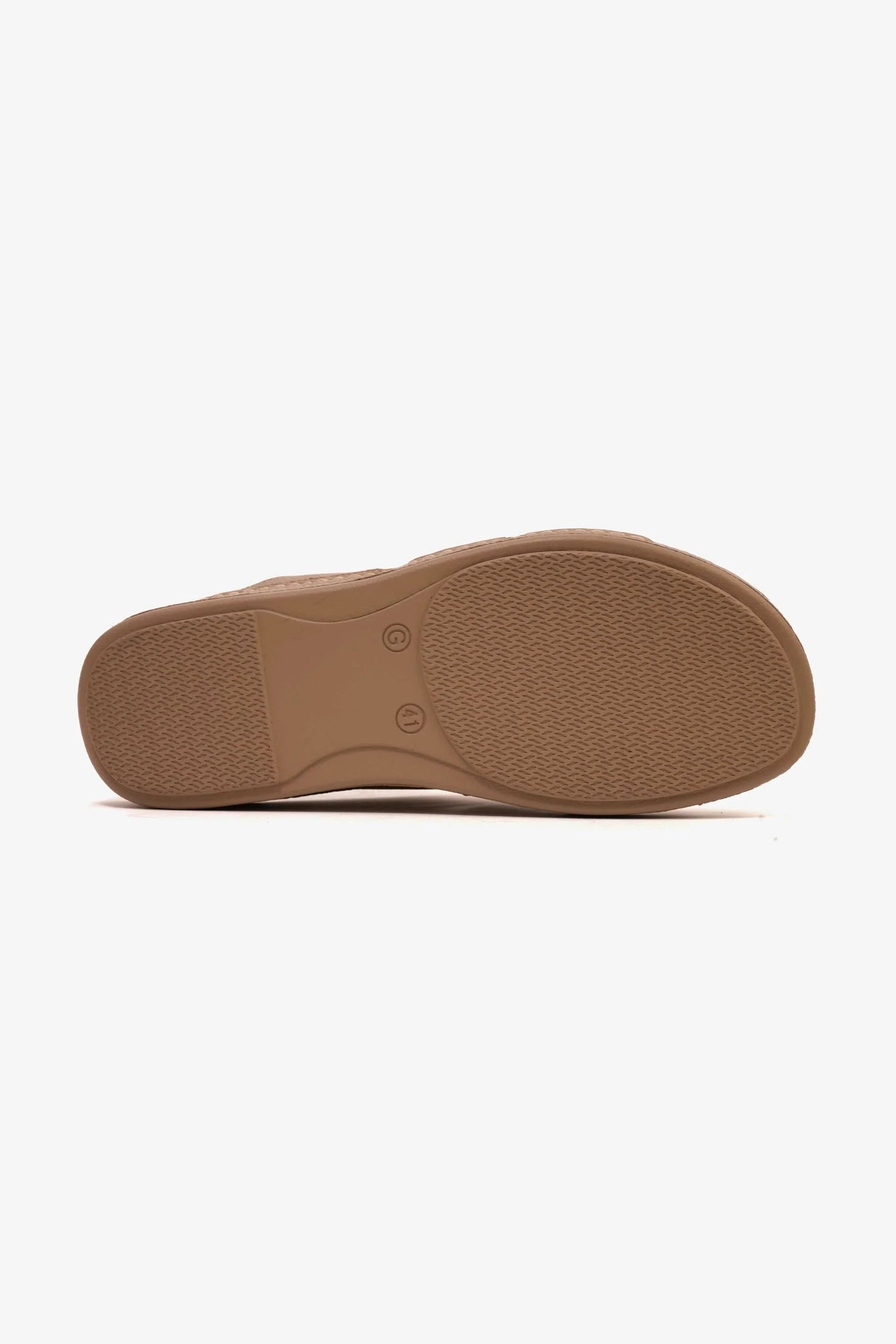 Comfort Plus Men's Leather Slide Sandals Sand MSDCP6614