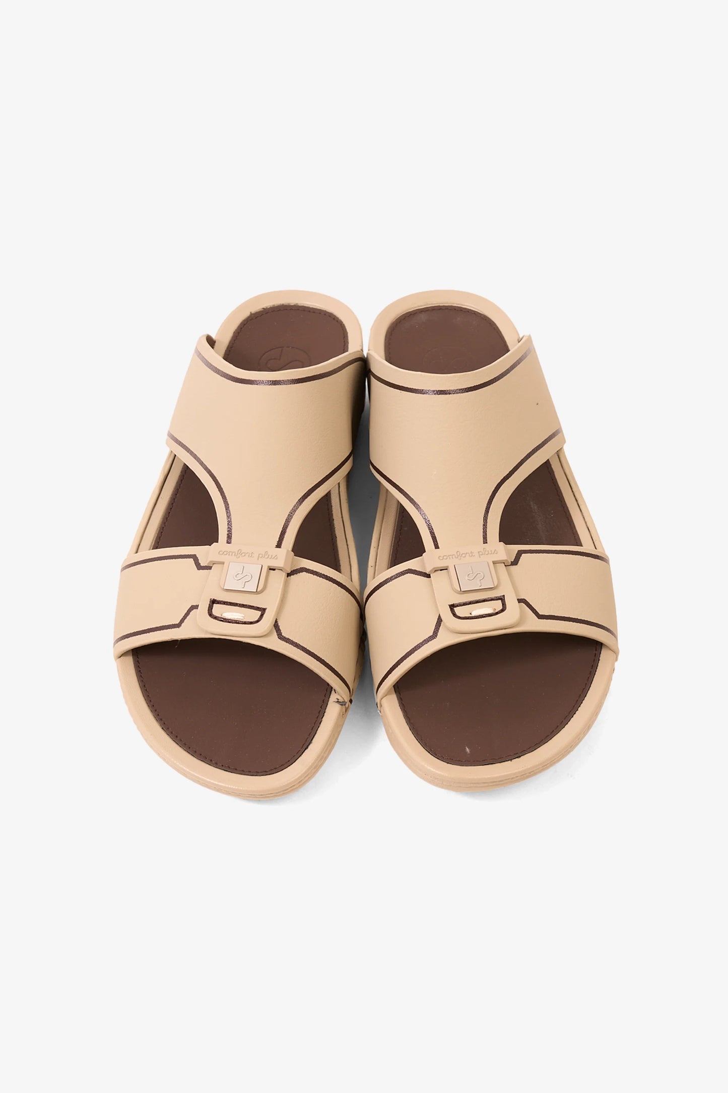Comfort Plus Men's Equilibrium Walk Arabic Sandals Beige MSDGBCPAS107