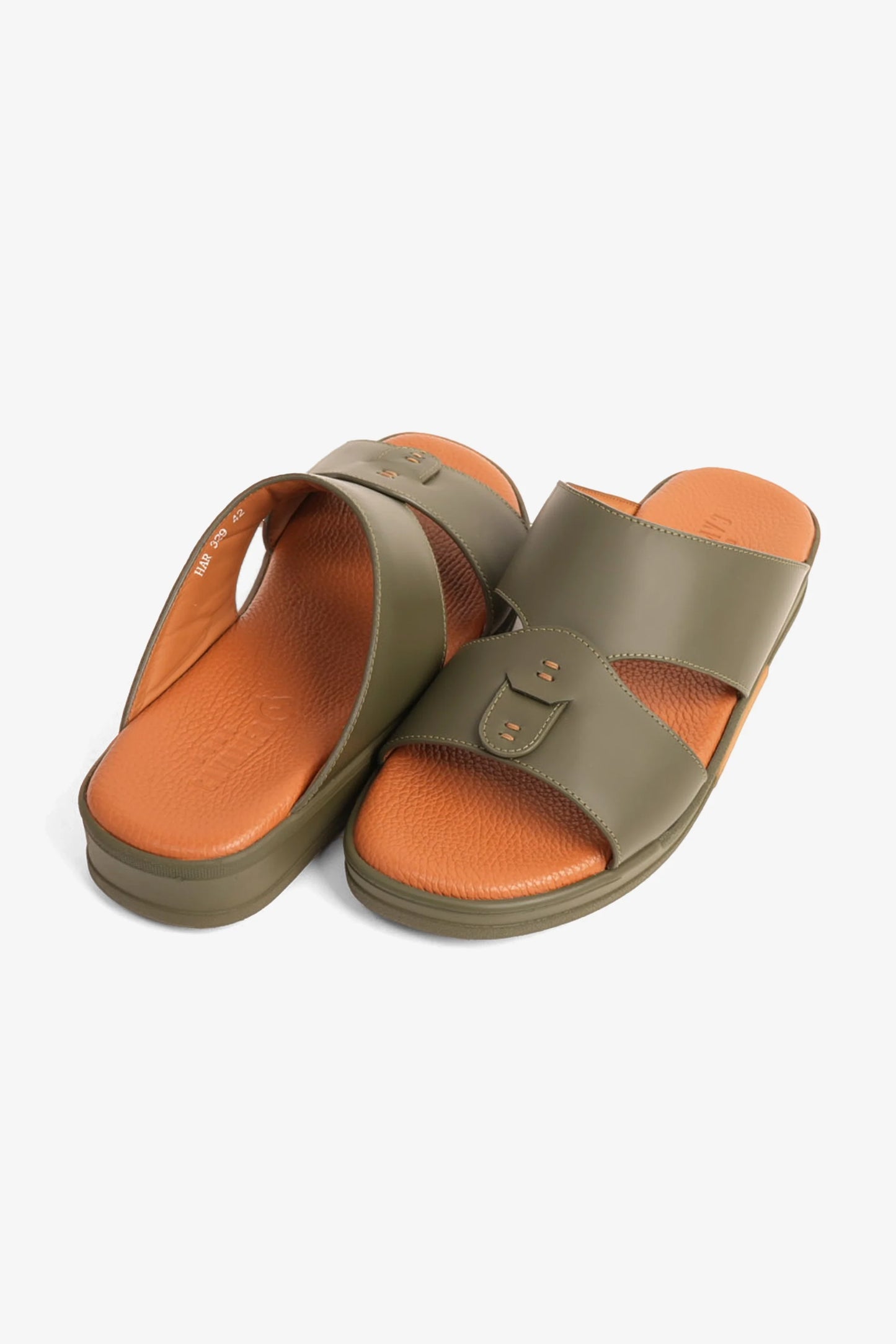 Cavalier Uomo Men's Arabic Sandals Olive MSDCVHAR329