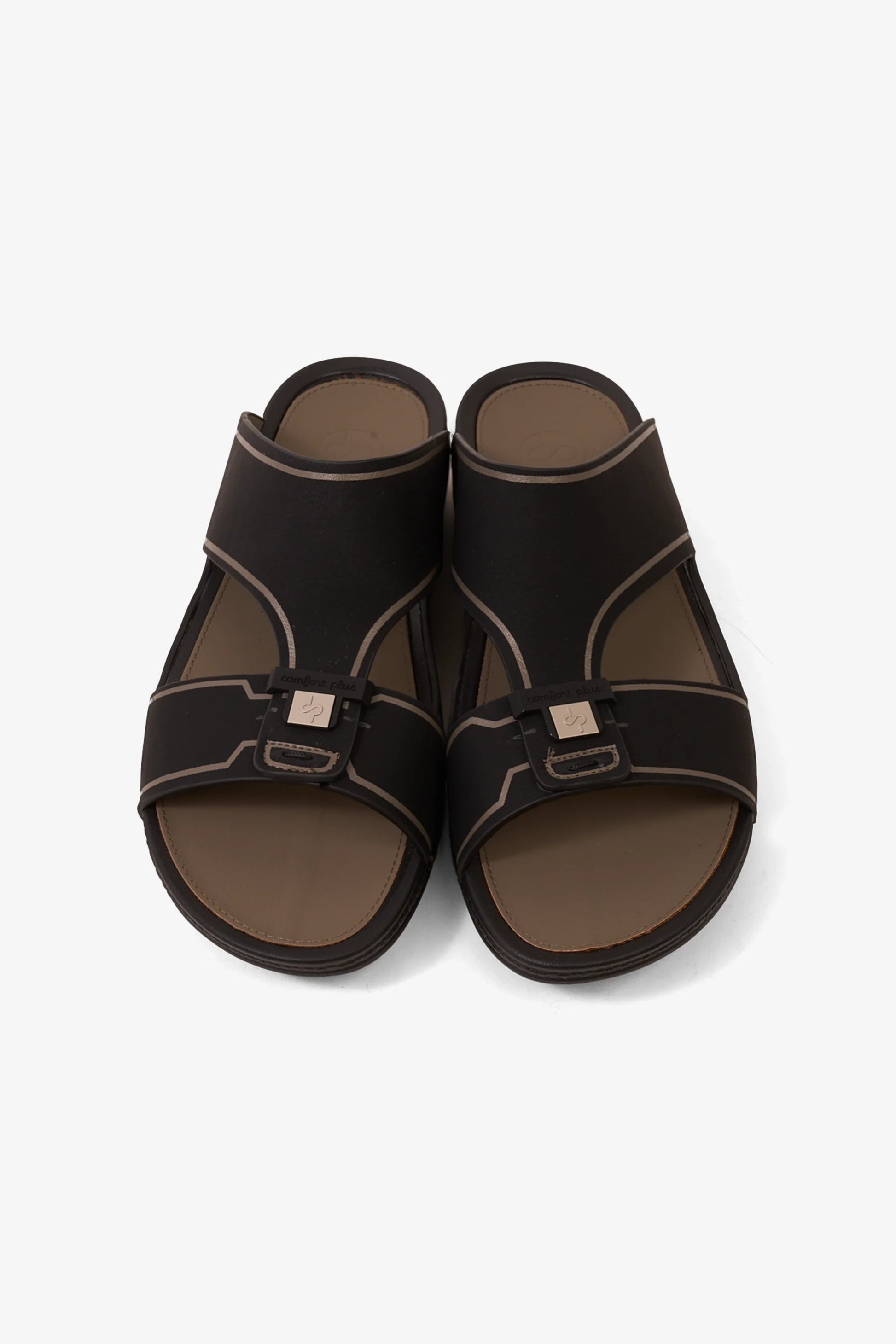 Comfort Plus Men's Equilibrium Walk Arabic Sandals Black MSDGBCPAS107