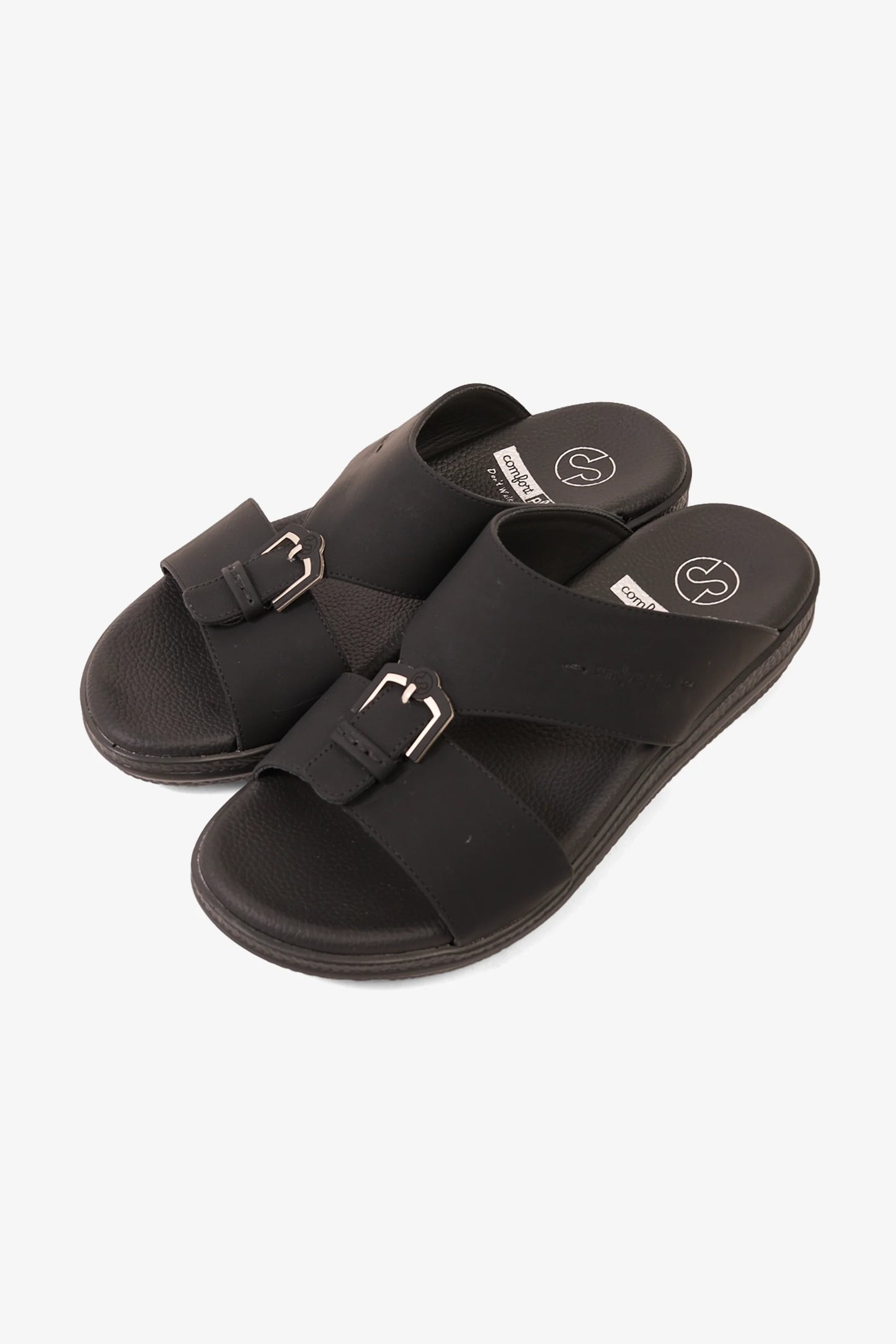 Comfort Plus Men's Infinity Step Arabic Sandals Black MSDGBCPRS101