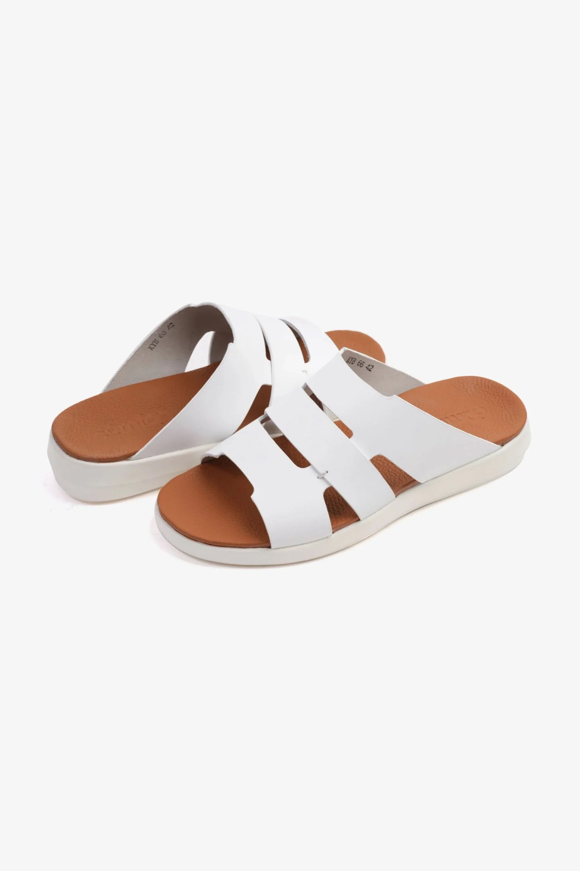 Comfort Plus Men's 2.2mm Arabic Sandals White MSDCPKYB66