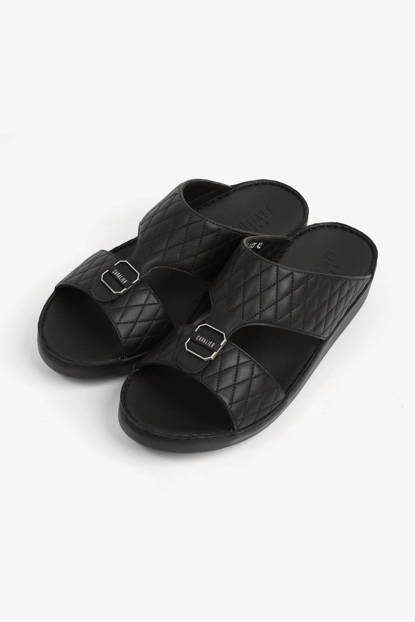 Cavalier Uomo Men's Arabic Sandals Black CV1105