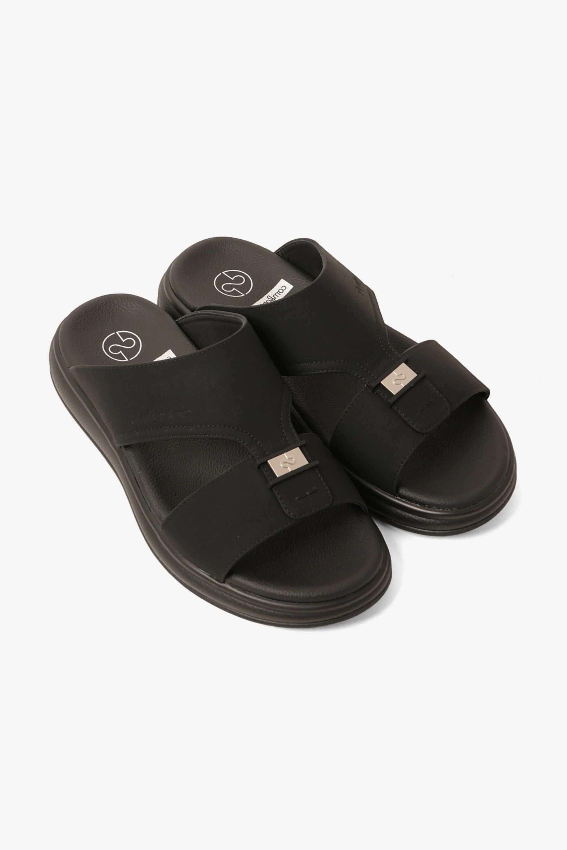 Comfort Plus Men's Super Sleek Sandals Black MSDGBCPTD103