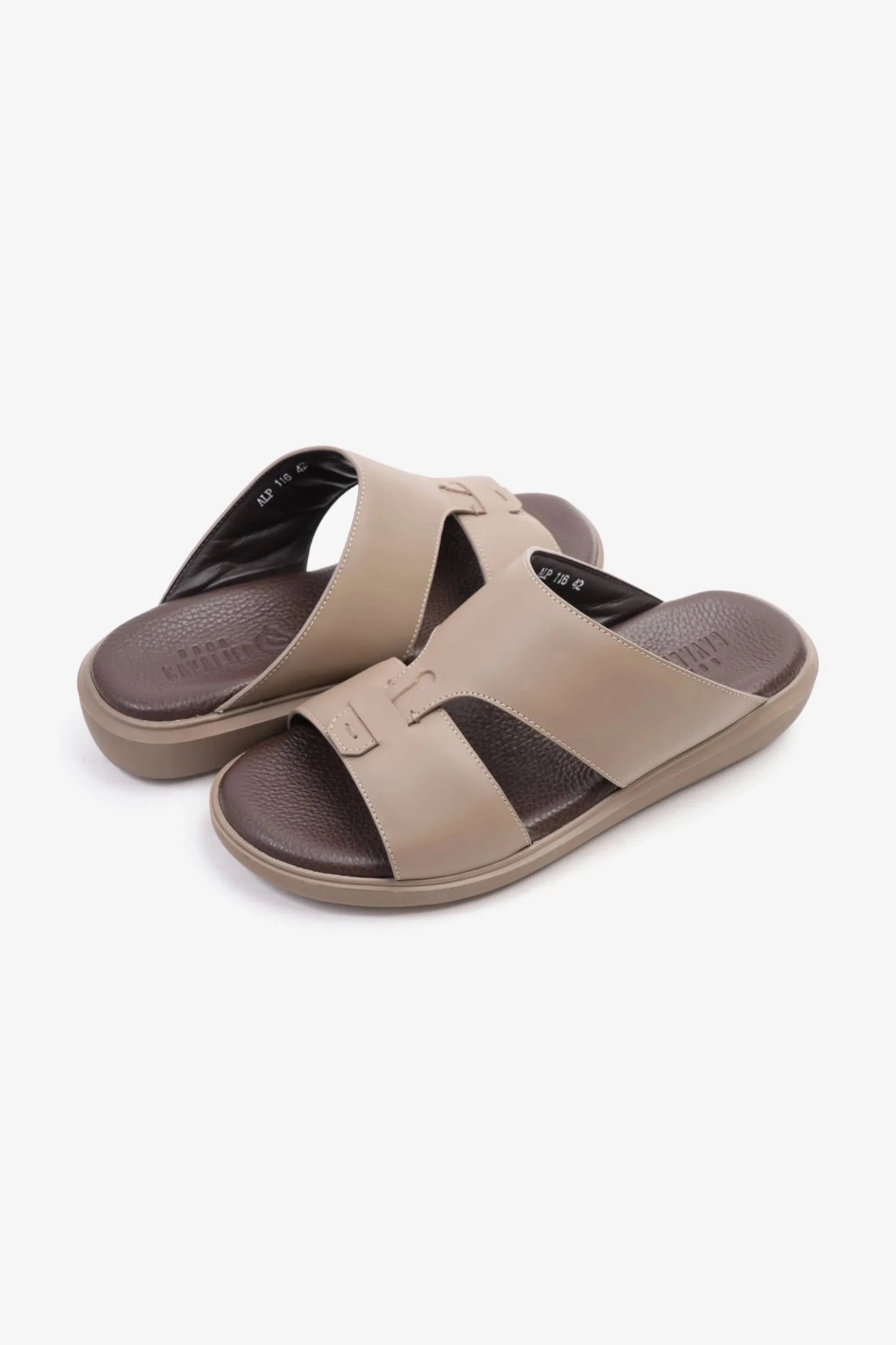 Cavalier Uomo Men's Comfortable Slip-On Sandals Stone MSDCVALP116
