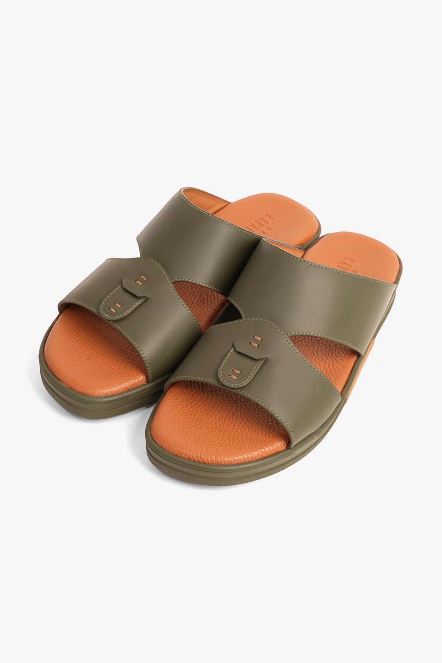 Cavalier Uomo Men's Arabic Sandals Olive MSDCVHAR329