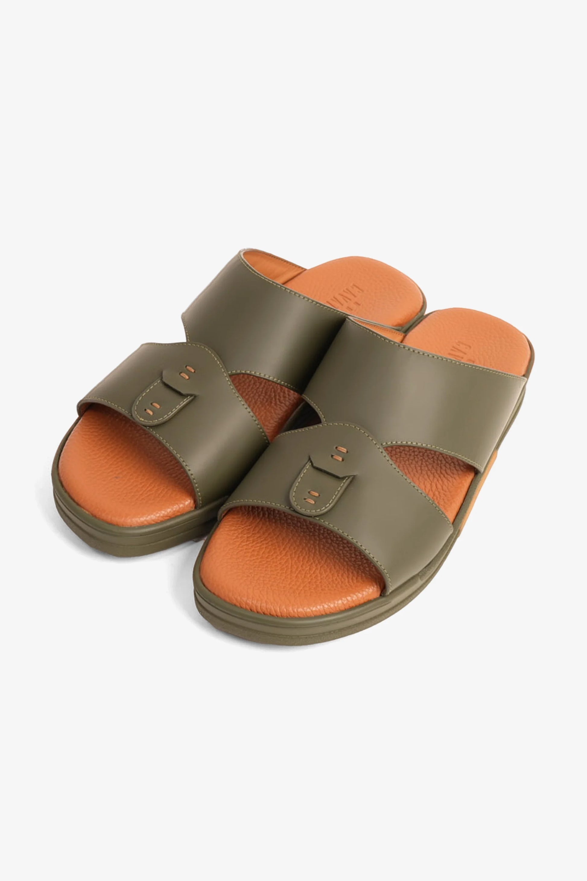 Cavalier Uomo Men's Arabic Sandals Olive MSDCVHAR329