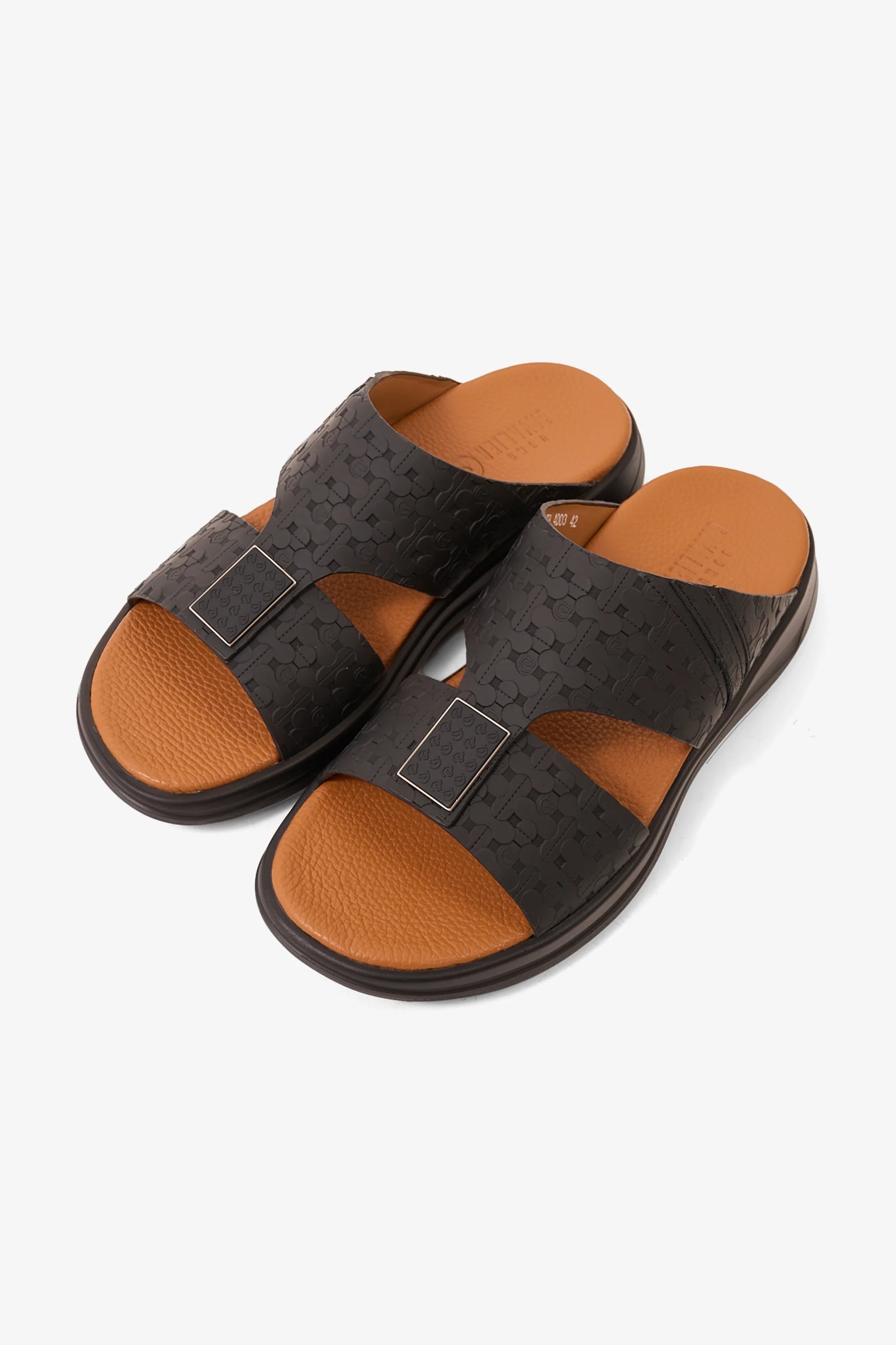 Cavalier Uomo Men's TheraBounce Prestige Sandals Black MSDCVTB4003