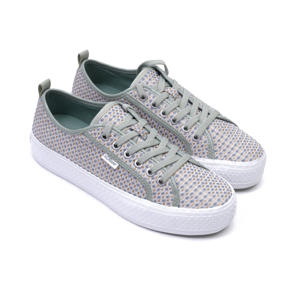 S. Oliver Low-Top Lace-Up Women's Sneakers Mint