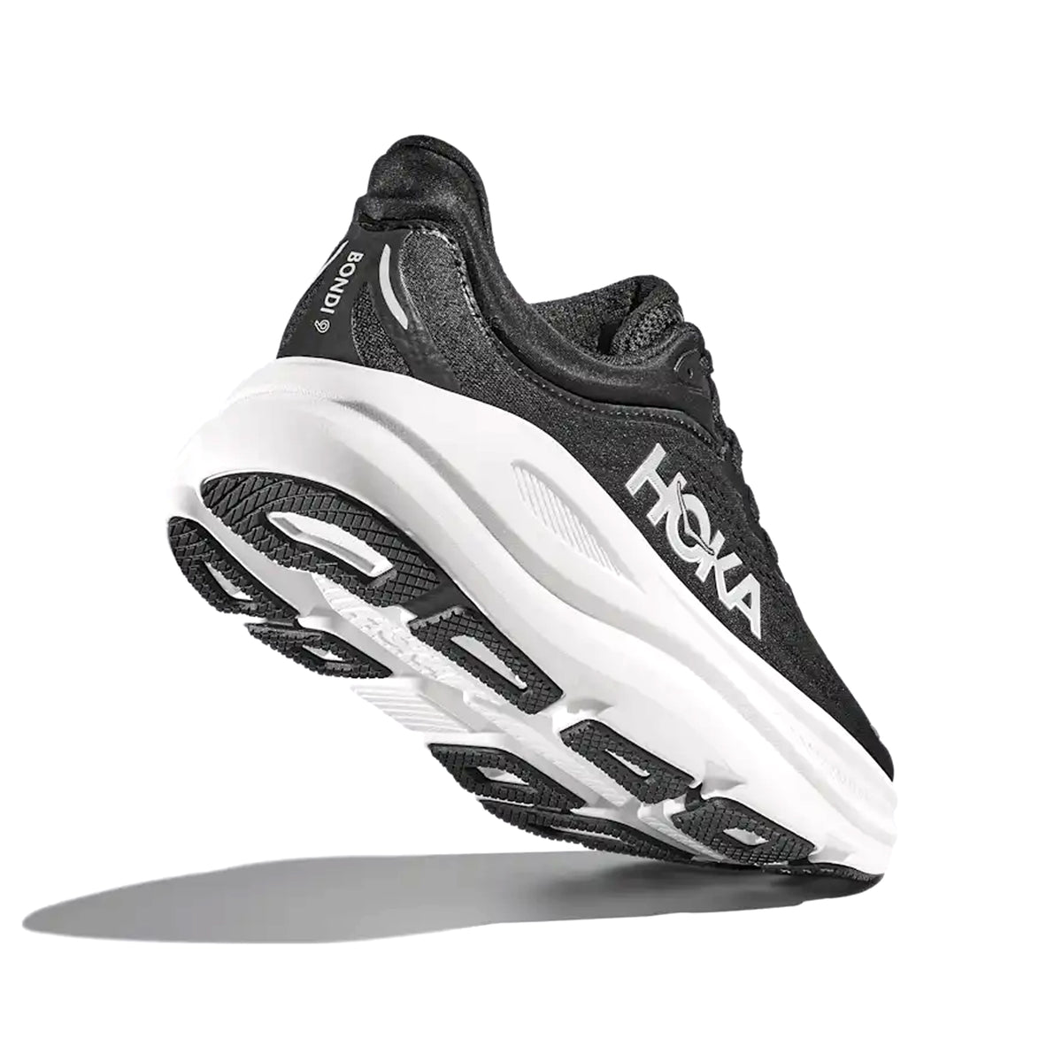 HOKA MENS BONDI 9 ROAD RUNNING BLACK / WHITE-thumbmail-4