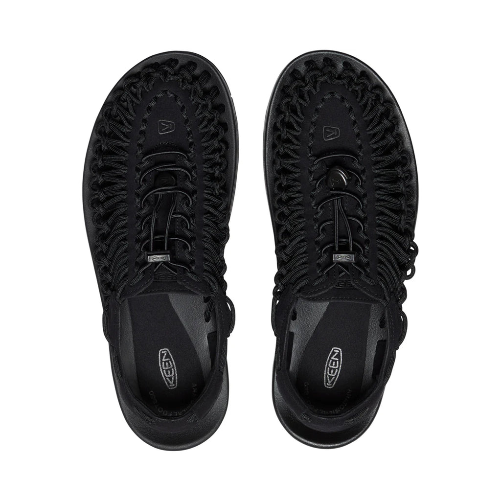 MEN UNEEK FLAT SANDALS BLACK/BLACK